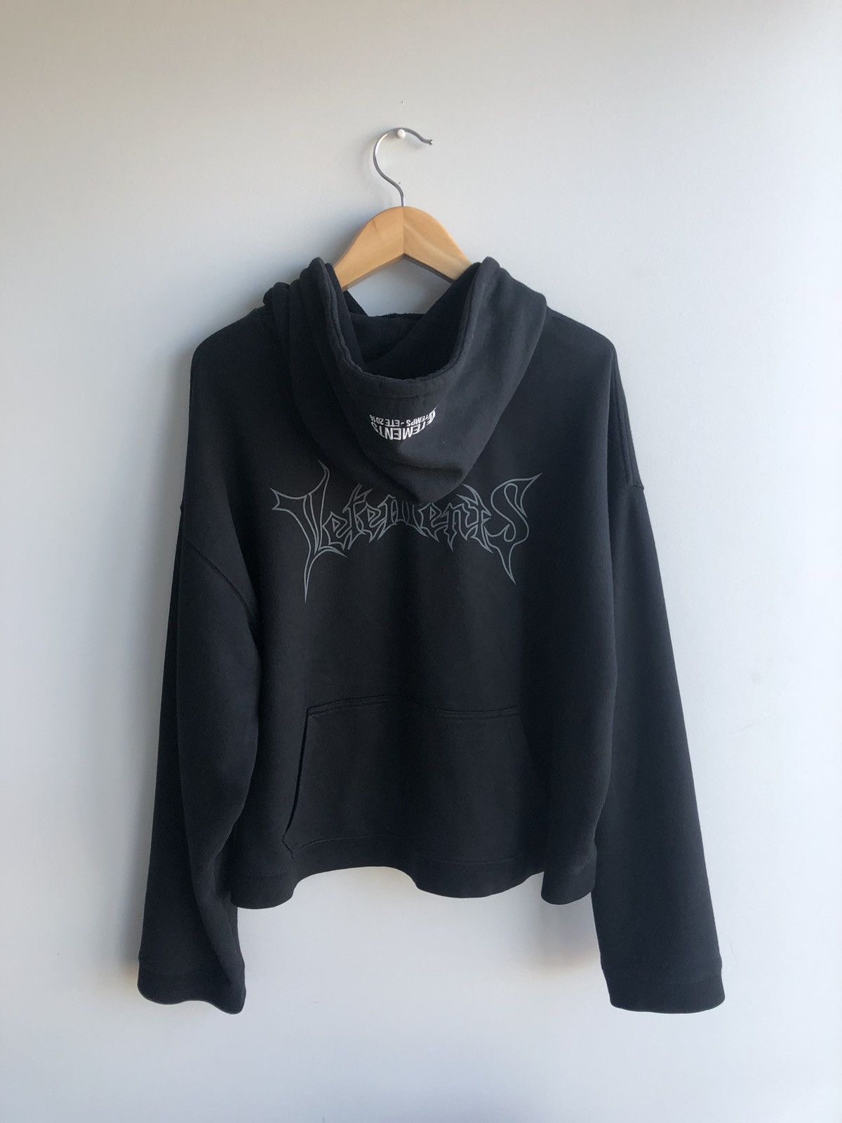 Vetements og cheap metal hoodie