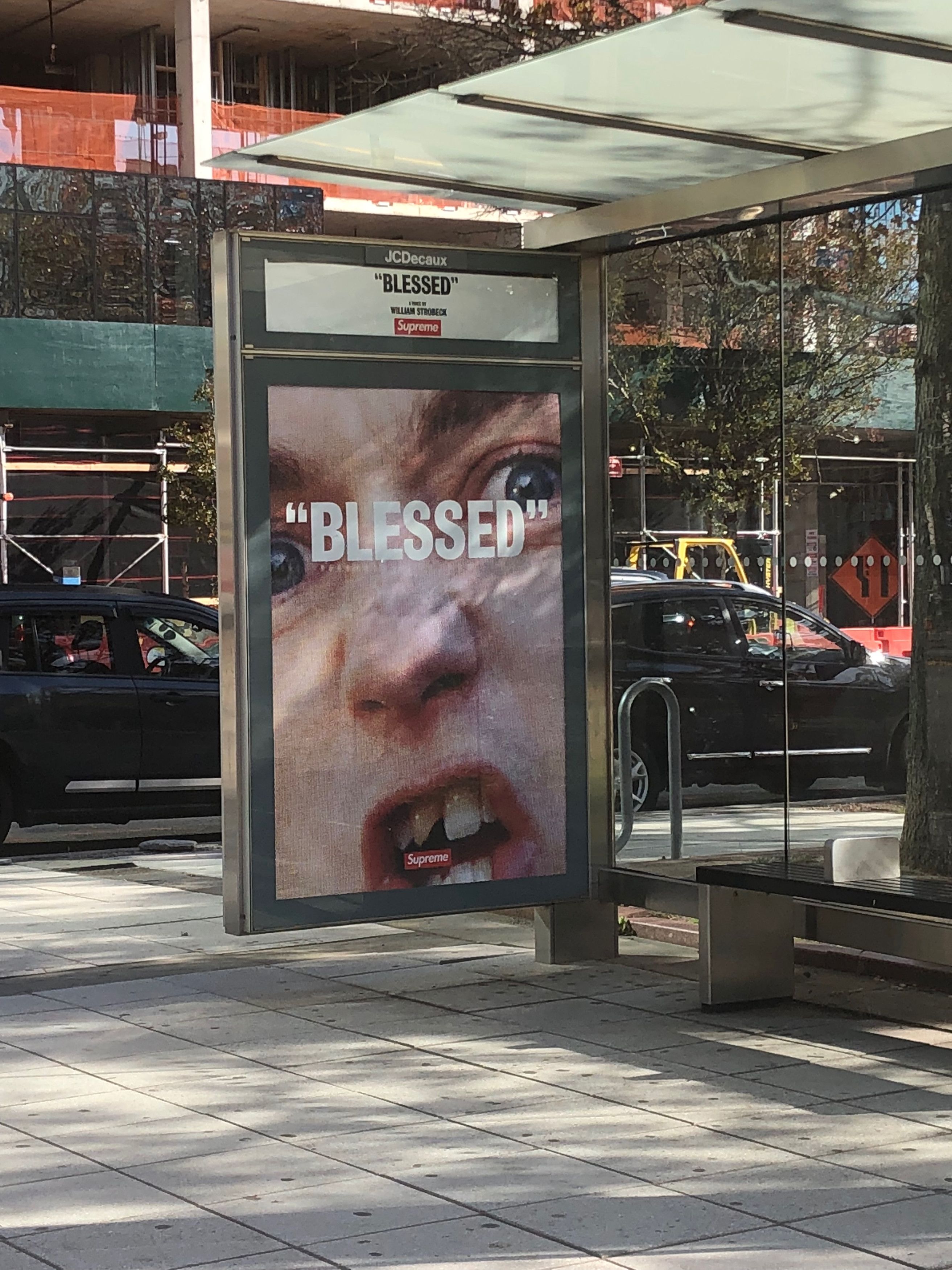 Supreme Original “BLESSED” ADVERTISEMENT POSTER | Grailed