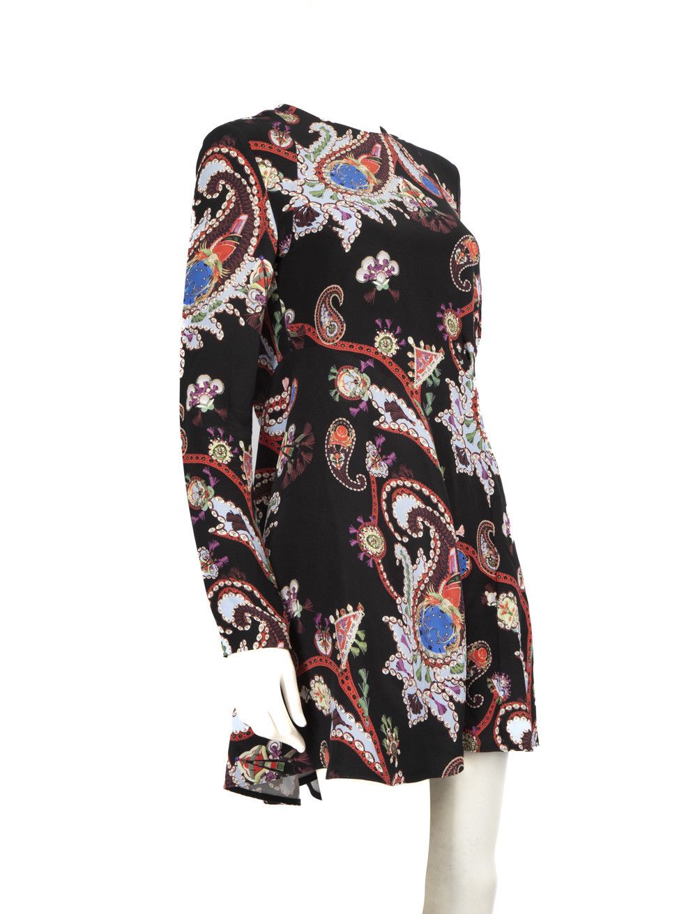 Mary Katrantzou Paisley Print Long Sleeve Dress Size S / US 4 / IT 40 - 2 Thumbnail