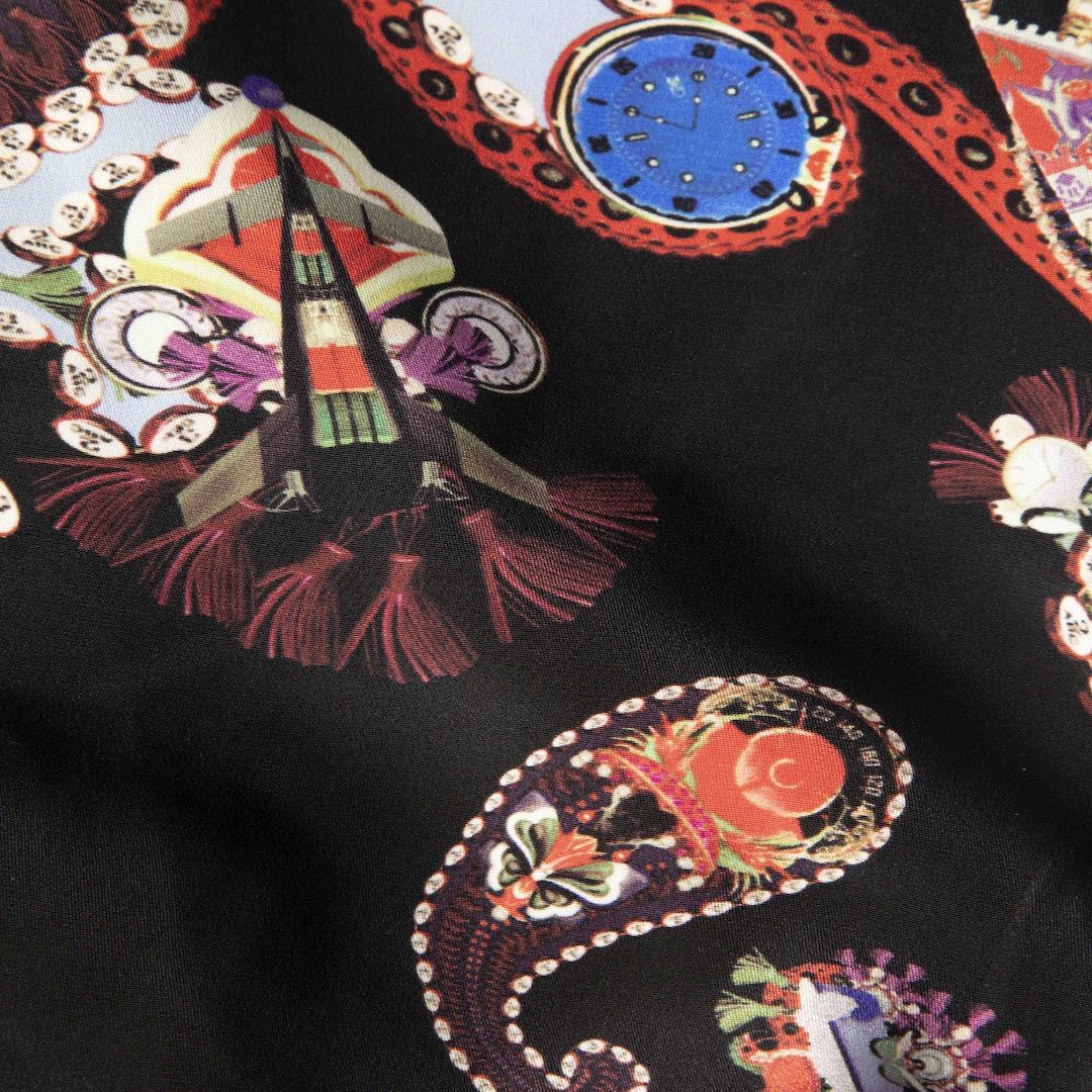 Mary Katrantzou Paisley Print Long Sleeve Dress Size S / US 4 / IT 40 - 4 Thumbnail