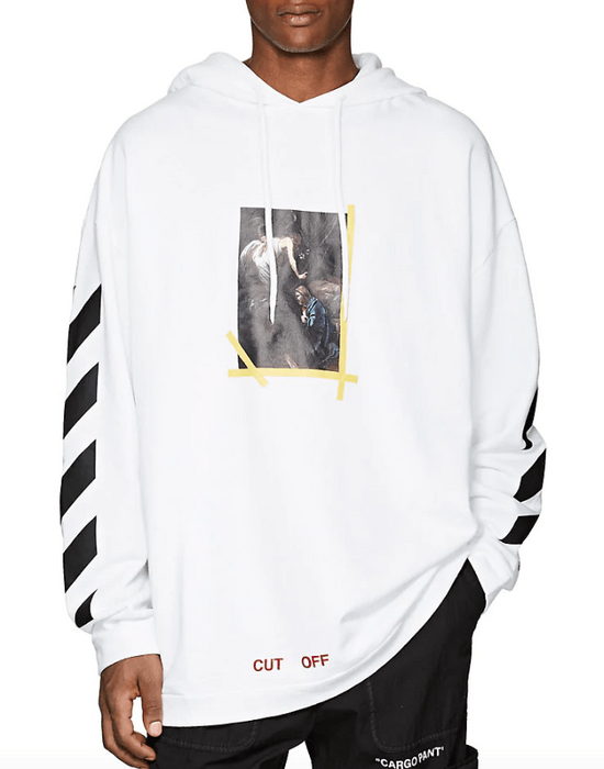 Off white annunciazione hoodie hot sale
