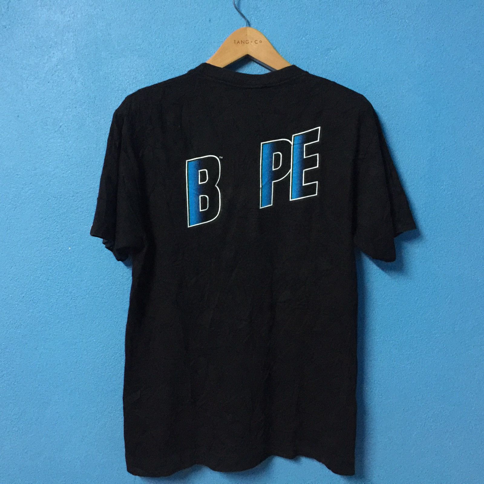 Bape Rare!!authentic A Bathing Ape Stars Genaral Shirt Big Logo | Grailed