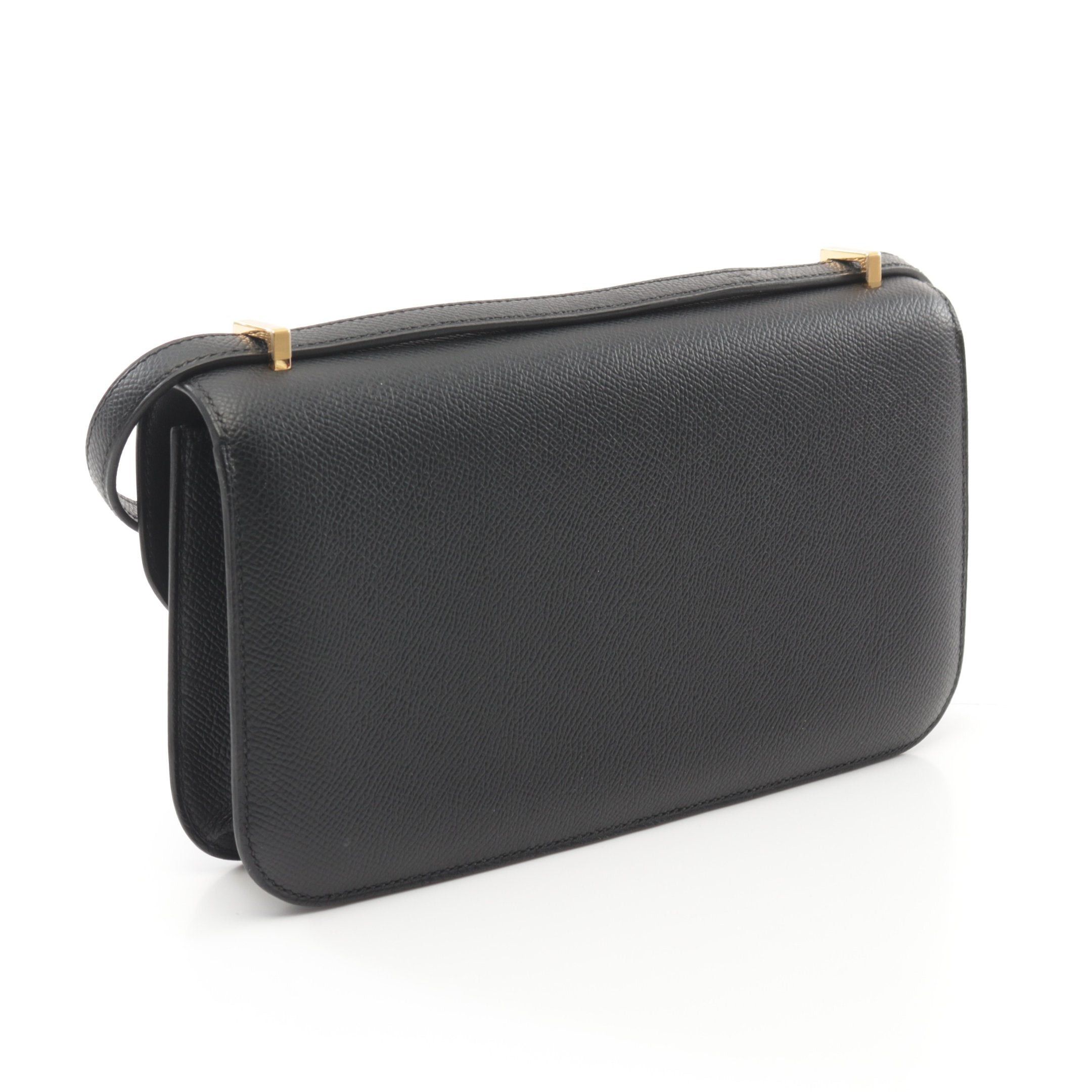 Hermes Hermes Constance Elan Shoulder Bag Veau Epsom Black Gold Hardware Double Engraved Size ONE SIZE - 2 Thumbnail