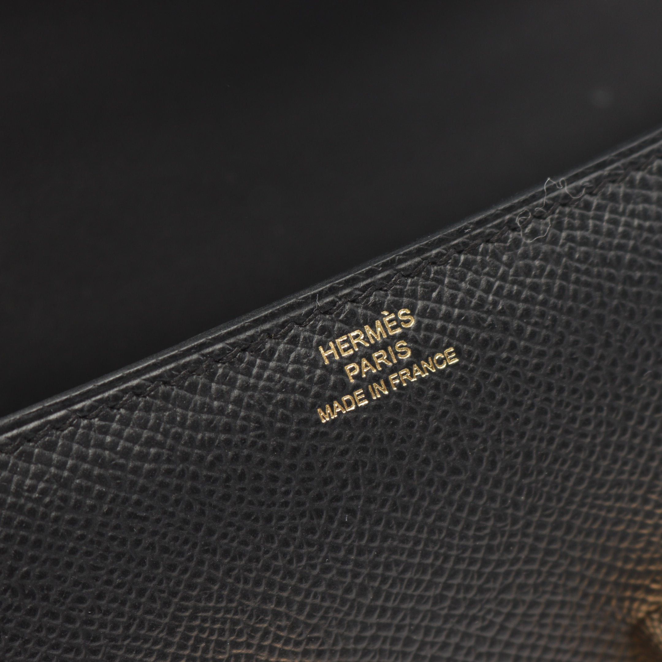 Hermes Hermes Constance Elan Shoulder Bag Veau Epsom Black Gold Hardware Double Engraved Size ONE SIZE - 4 Thumbnail