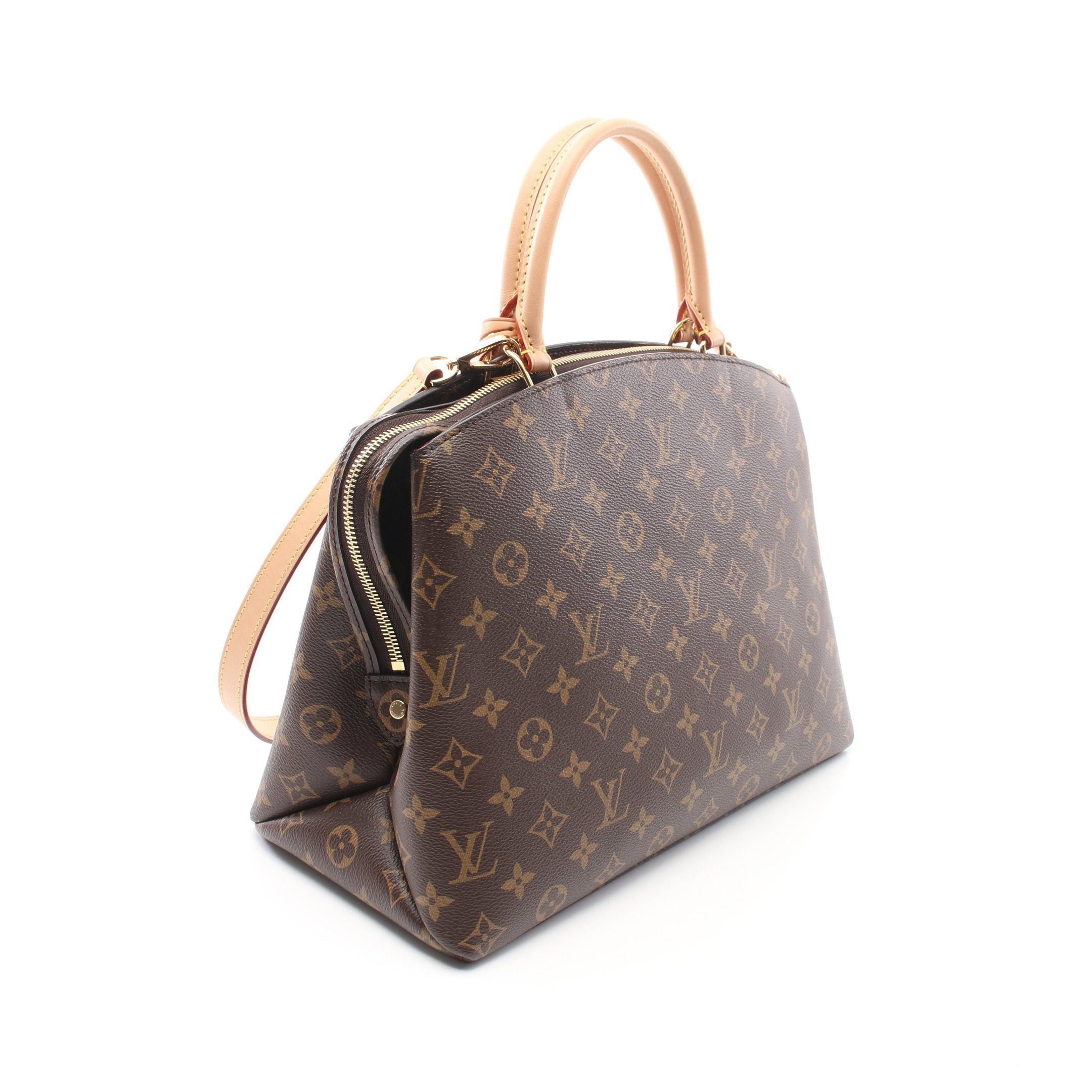 Louis Vuitton Louis Vuitton Petit Palais Mm Monogram Handbag Leather Brown Size ONE SIZE - 2 Thumbnail