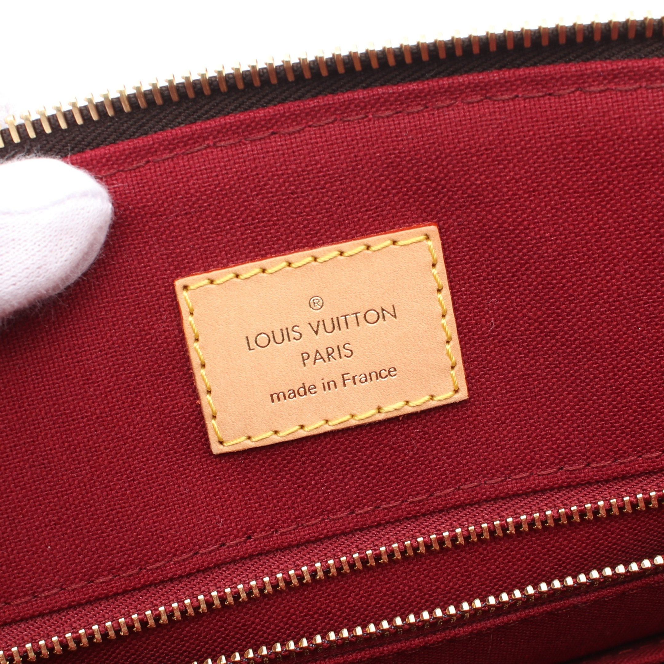 Louis Vuitton Louis Vuitton Petit Palais Mm Monogram Handbag Leather Brown Size ONE SIZE - 4 Thumbnail
