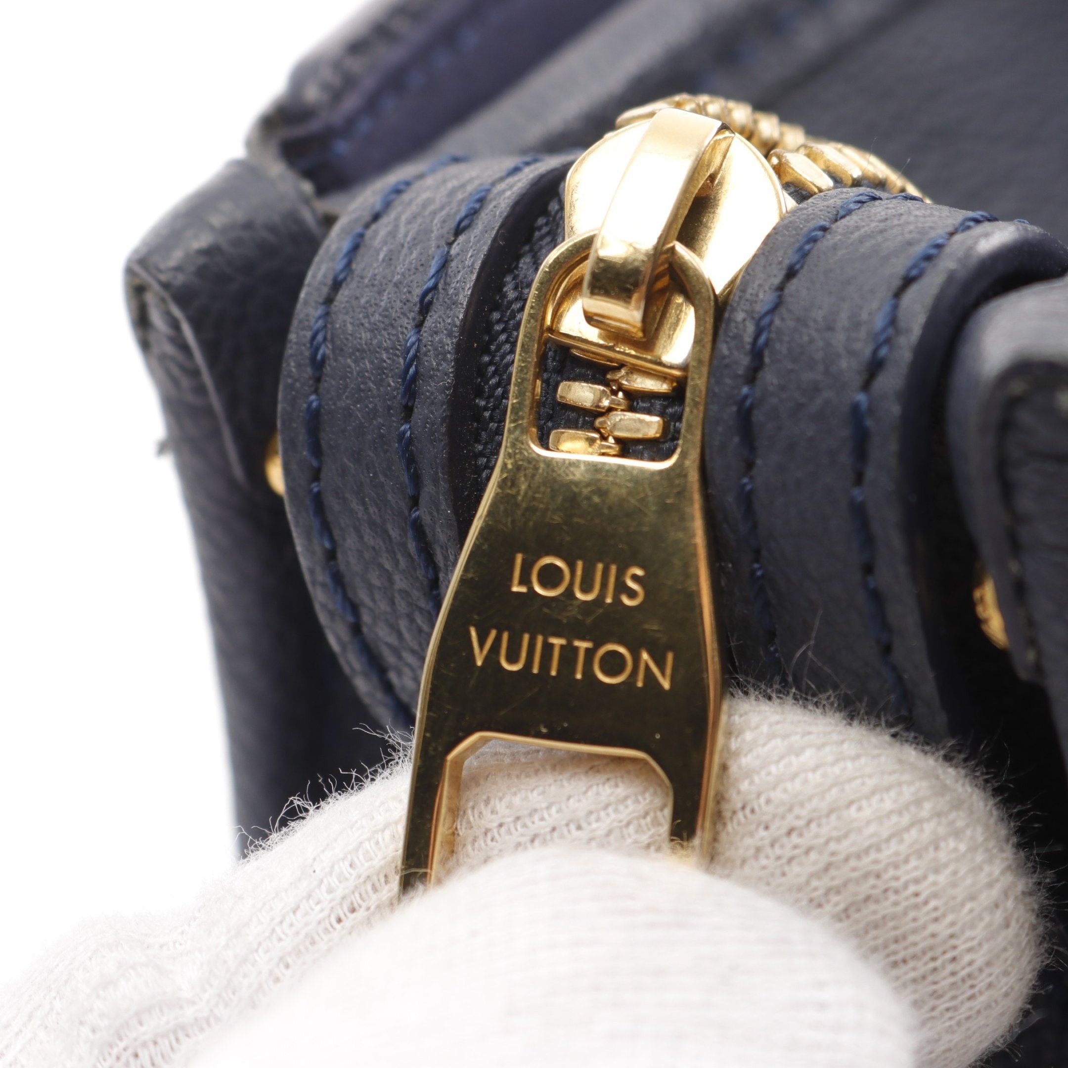 Louis Vuitton Louis Vuitton Popincourt Pm Monogram Marine Handbag Leather Brown Navy Size ONE SIZE - 6 Thumbnail