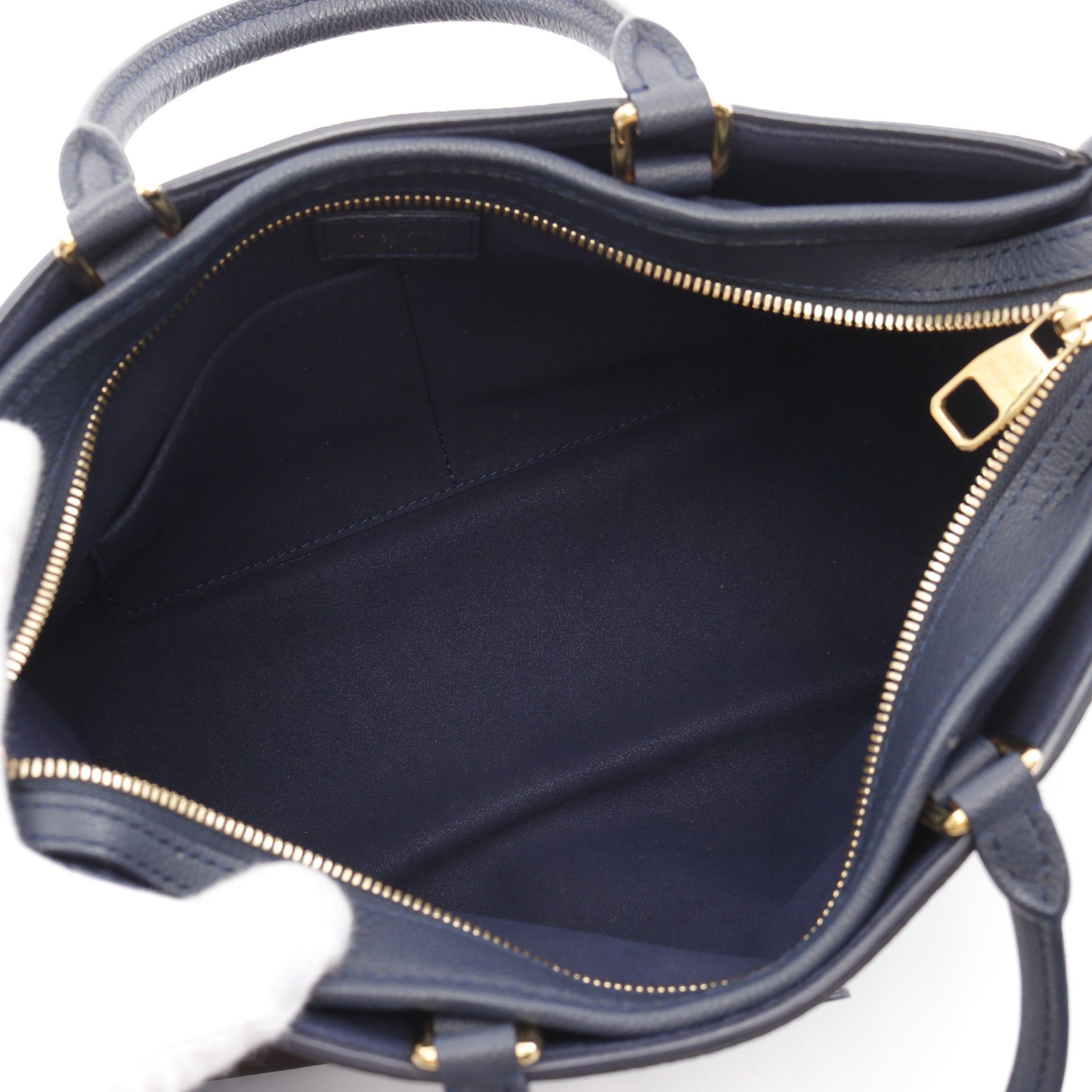 Louis Vuitton Louis Vuitton Popincourt Pm Monogram Marine Handbag Leather Brown Navy Size ONE SIZE - 3 Thumbnail