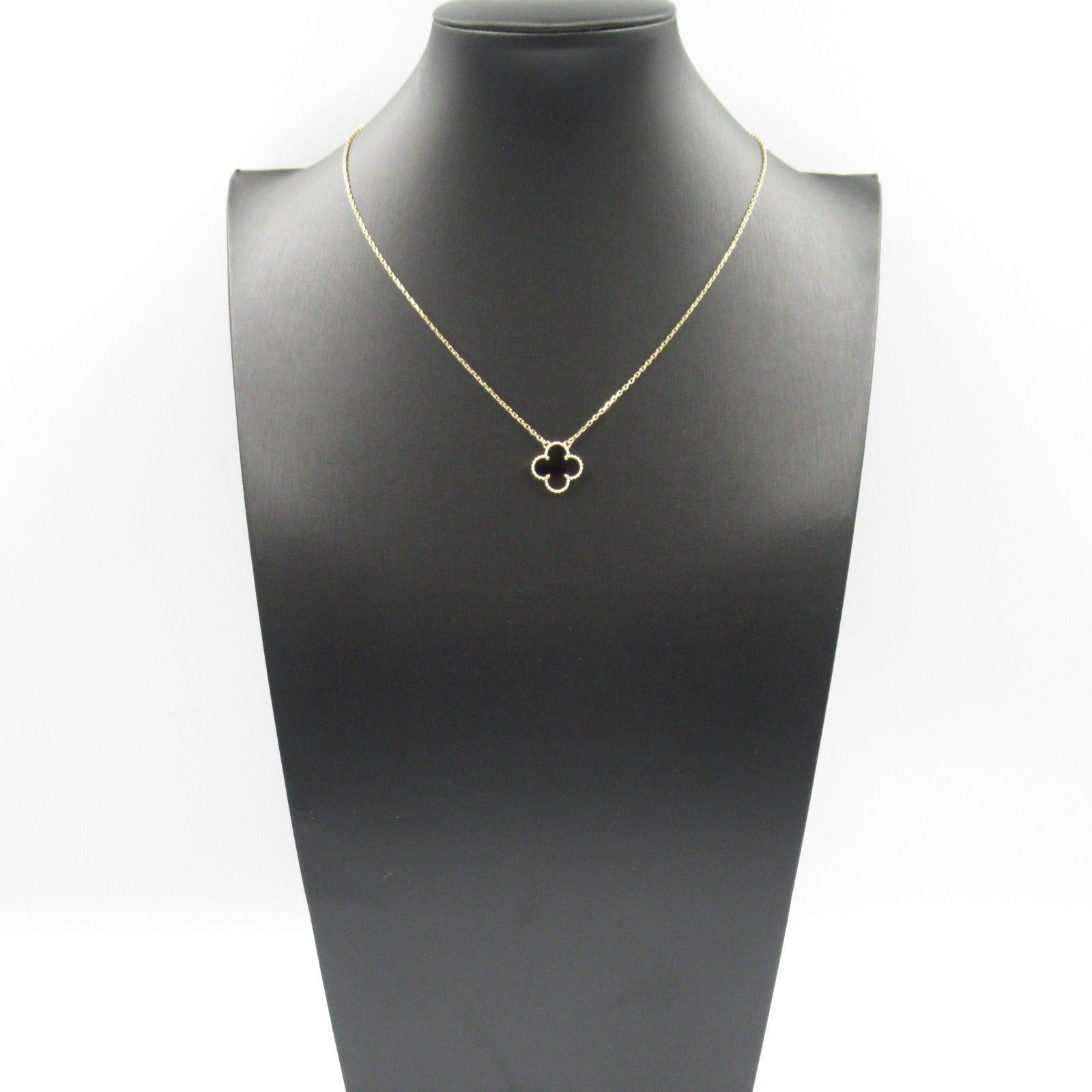 Van Cleef & Arpels Van Cleef Arpels Alhambra Necklace Onyx K18 (Yellow Gold) Black Size ONE SIZE - 7 Thumbnail