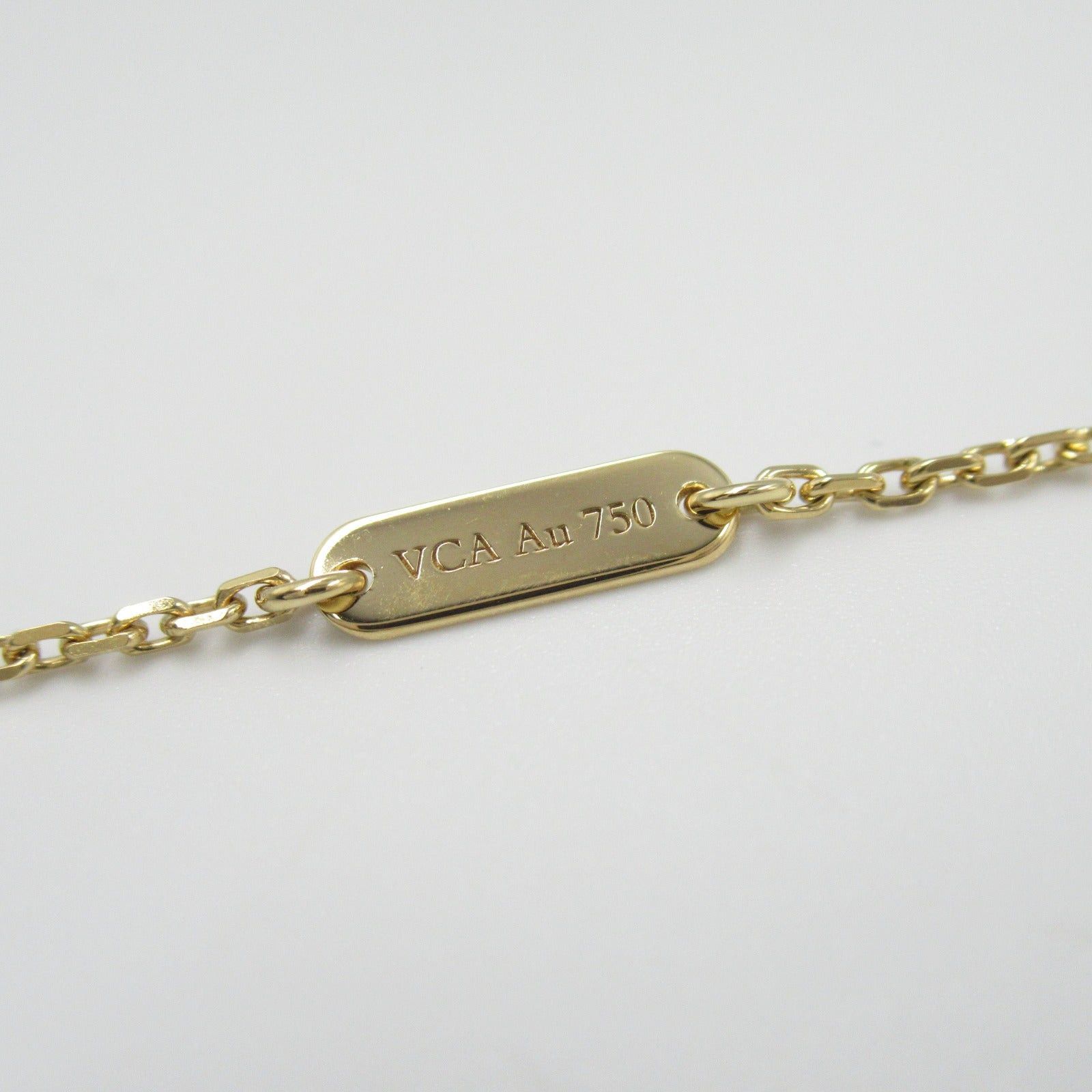 Van Cleef & Arpels Van Cleef Arpels Alhambra Necklace Onyx K18 (Yellow Gold) Black Size ONE SIZE - 4 Thumbnail