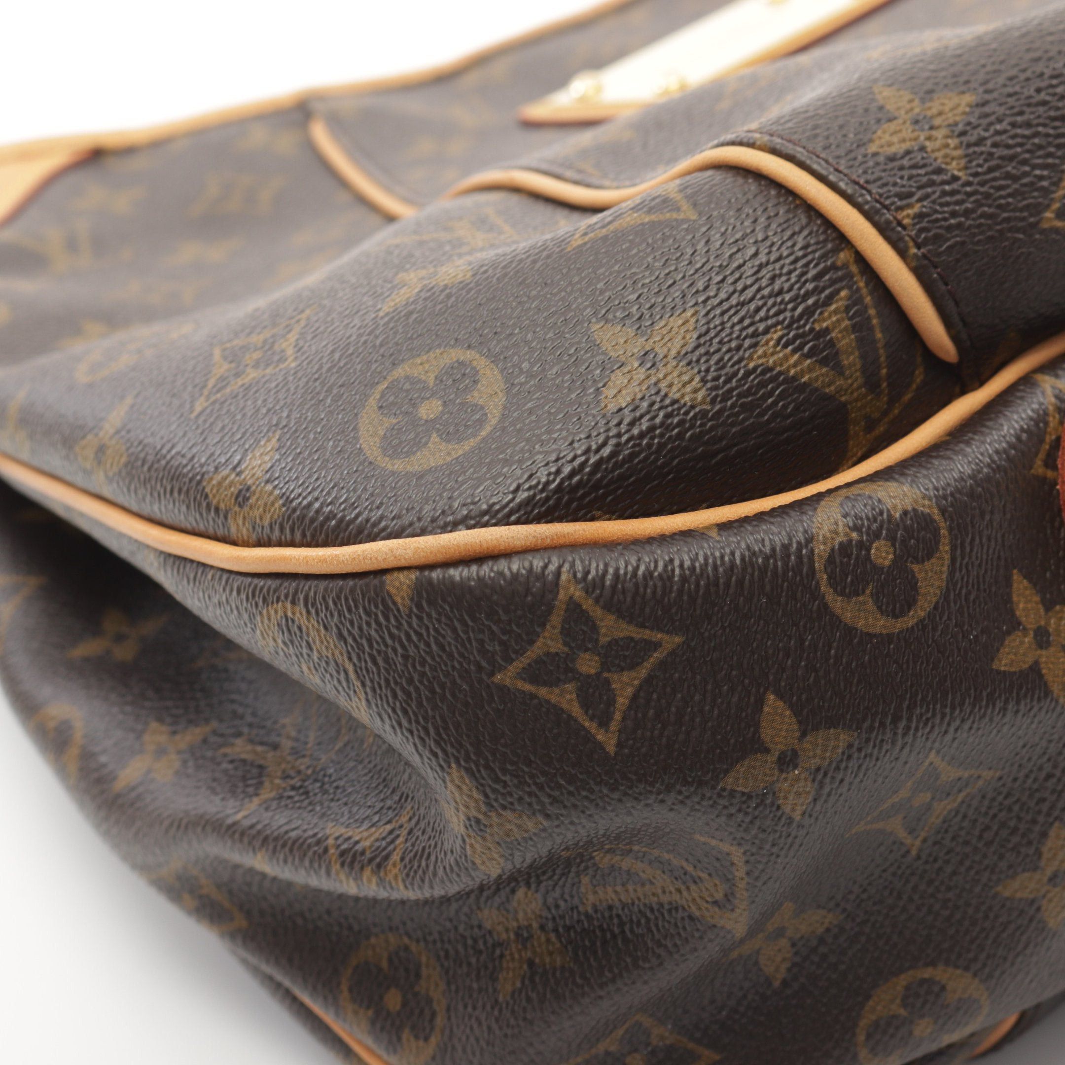 Louis Vuitton Louis Vuitton Galliera Pm Monogram One Shoulder Bag Leather Brown Size ONE SIZE - 7 Thumbnail