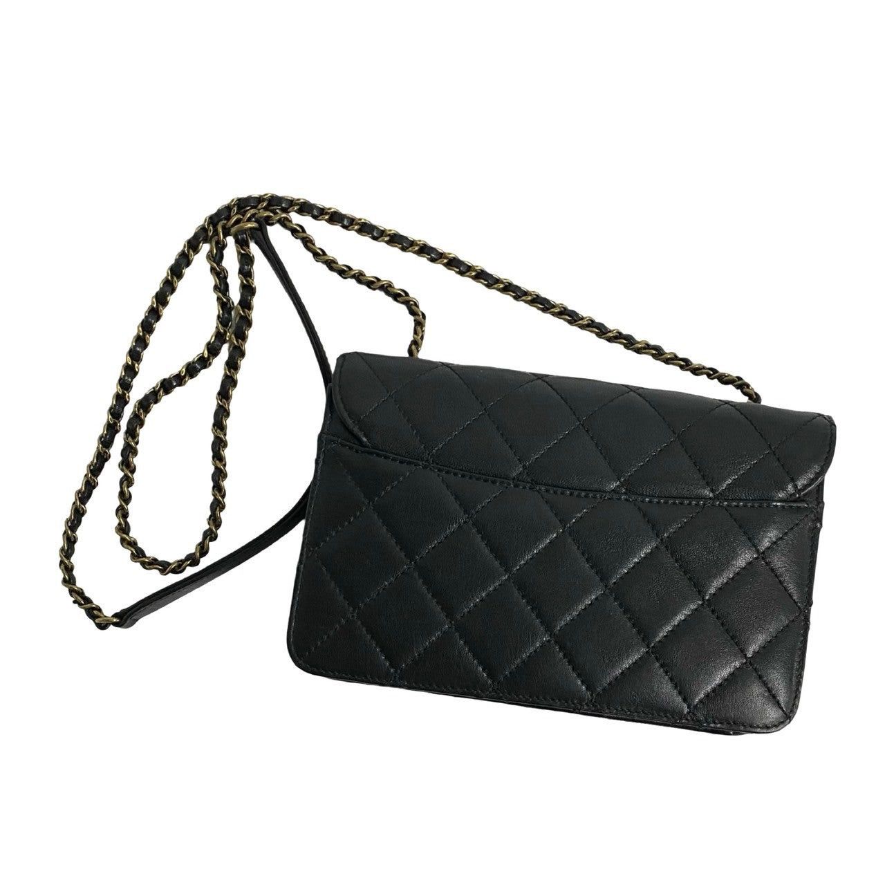 Chanel Chanel Shoulder Bag Black Leather Size ONE SIZE - 4 Thumbnail