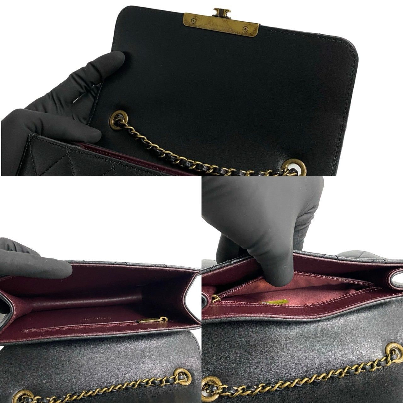 Chanel Chanel Shoulder Bag Black Leather Size ONE SIZE - 8 Thumbnail