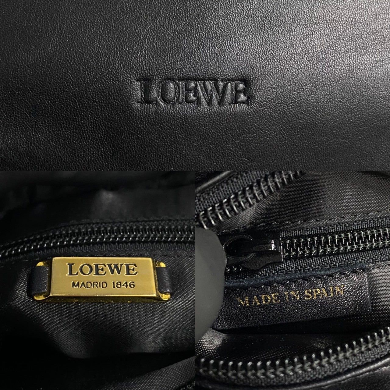 Loewe Loewe Handbag Black Leather Size ONE SIZE - 3 Thumbnail