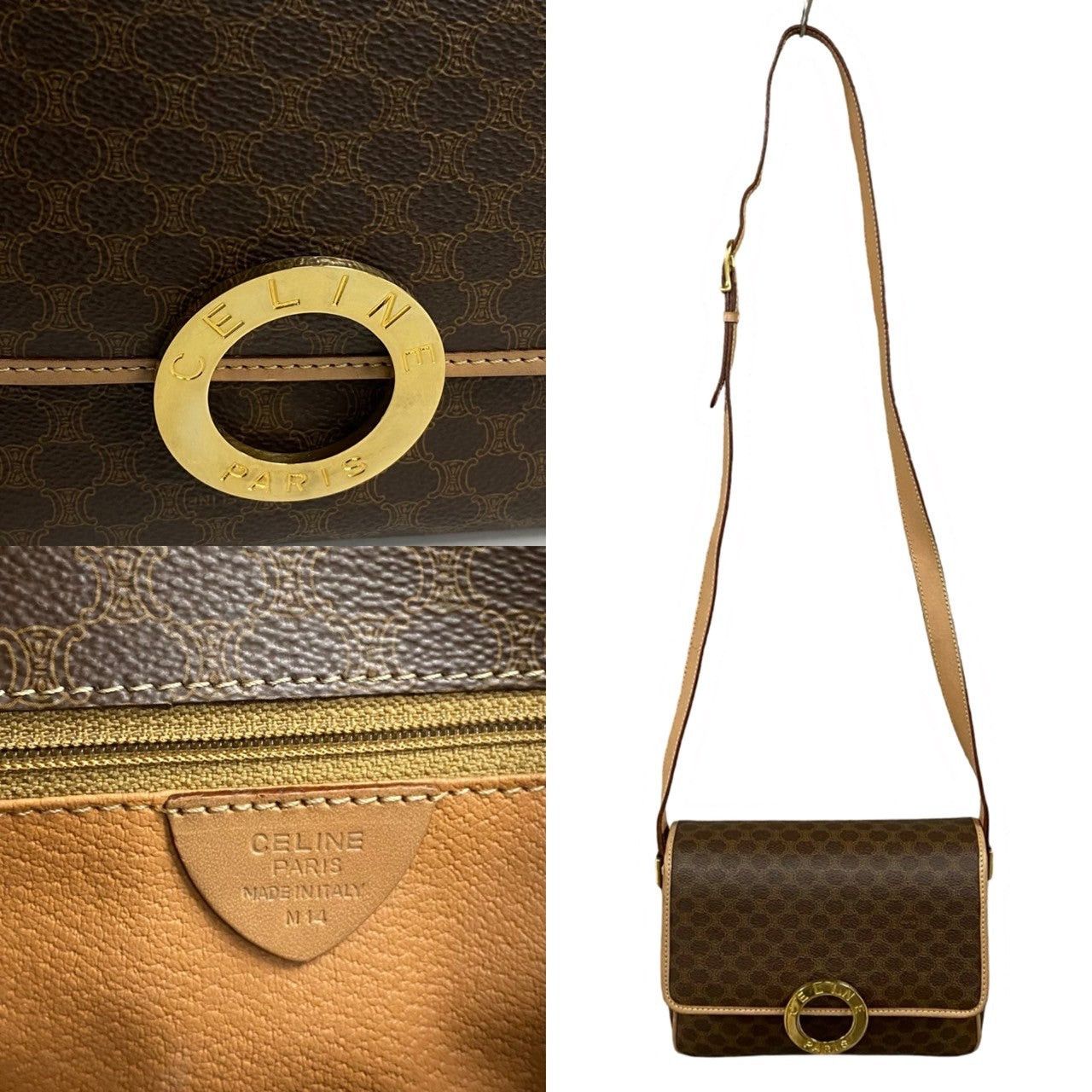 Celine Celine Shoulder Bag Black Leather Size ONE SIZE - 3 Thumbnail
