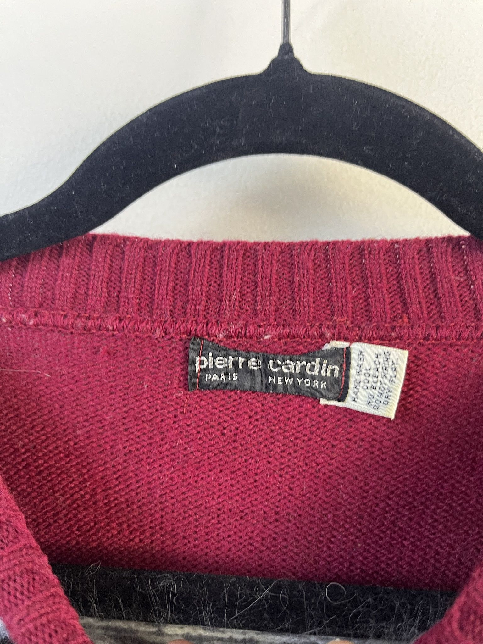 Other Vintage Knit Sweater 1990s Thick Knit Pierre Cardin Paris Striped Knit Sweater Size S Size US S / EU 44-46 / 1 - 2 Thumbnail