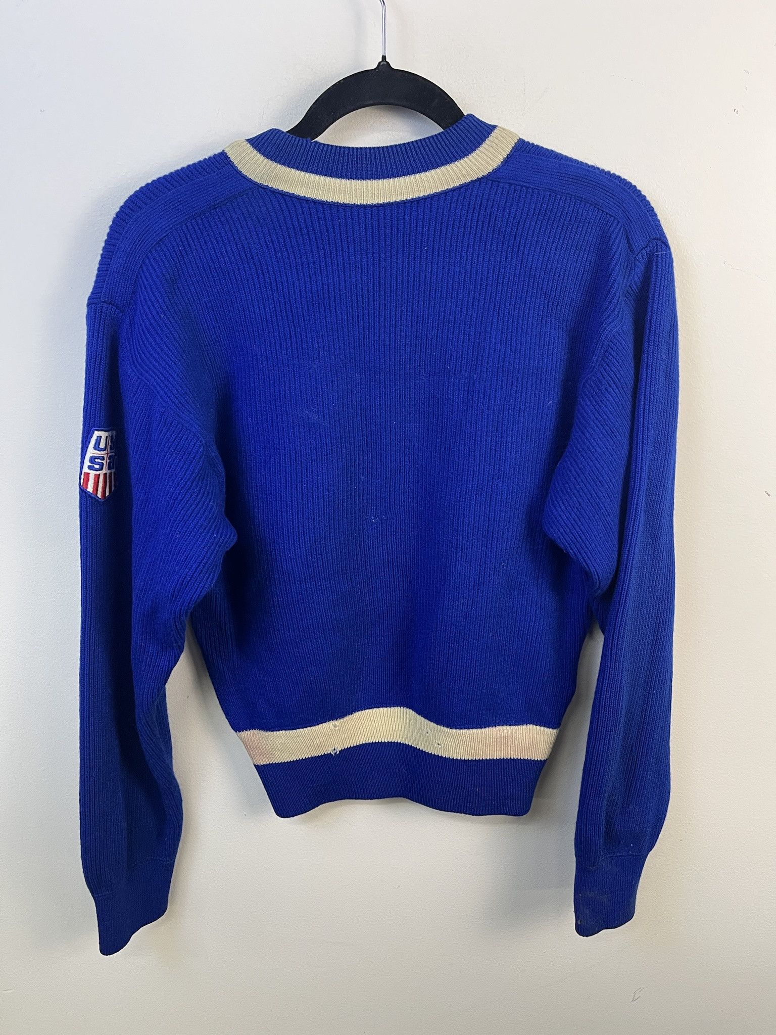Other Vintage Knit Sweater 1990s Thick Knit Suomen Hiihtoliitto Finnish Skiing Heavy Knit Sweater Size S Size US L / EU 52-54 / 3 - 3 Thumbnail