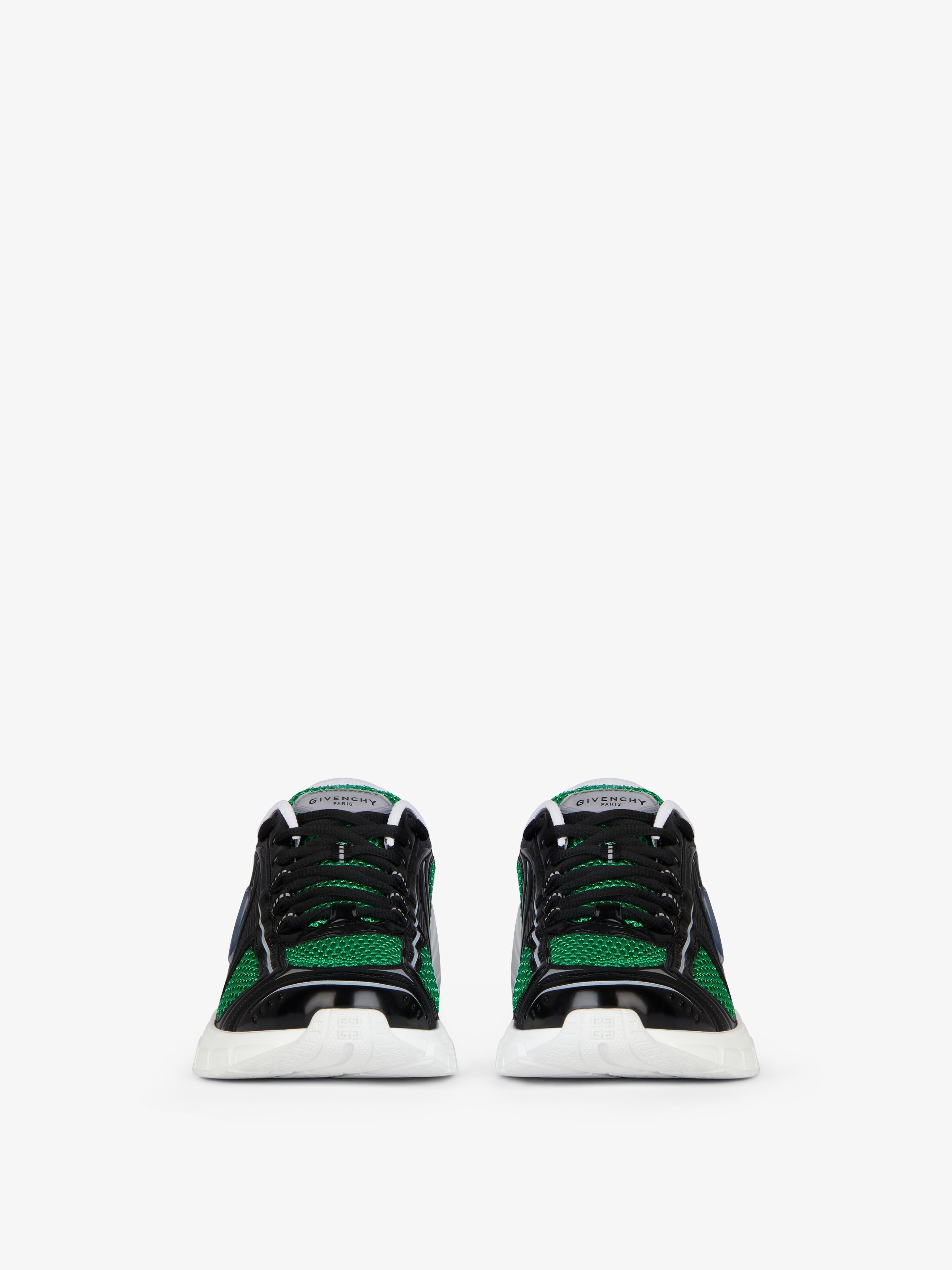 Givenchy TK-MX RUNNER Sneakers in Mesh and Synthetic Leather Green Size US 9 / EU 42 - 2 Thumbnail