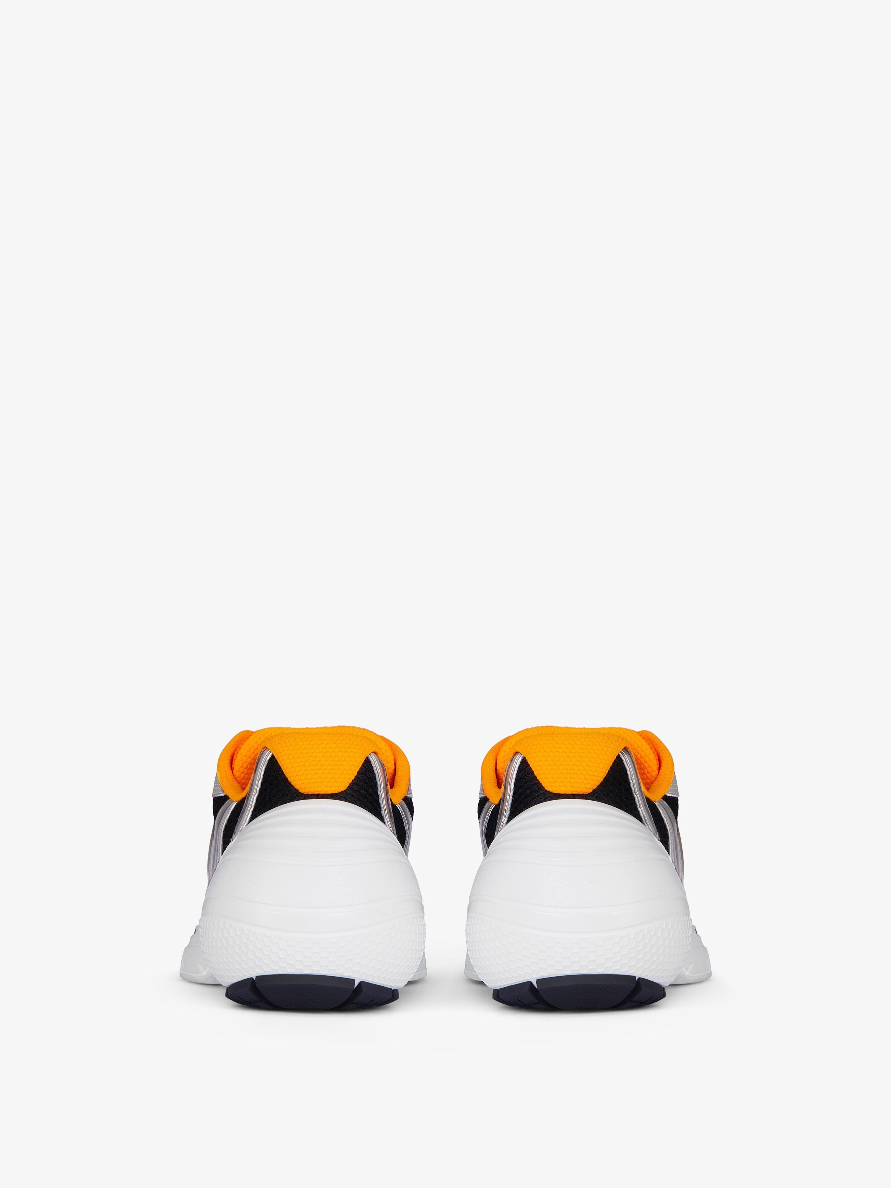 Givenchy TK-MX RUNNER Sneakers in Mesh and Synthetic Leather Black/Silver Size US 6 / EU 39 - 6 Thumbnail