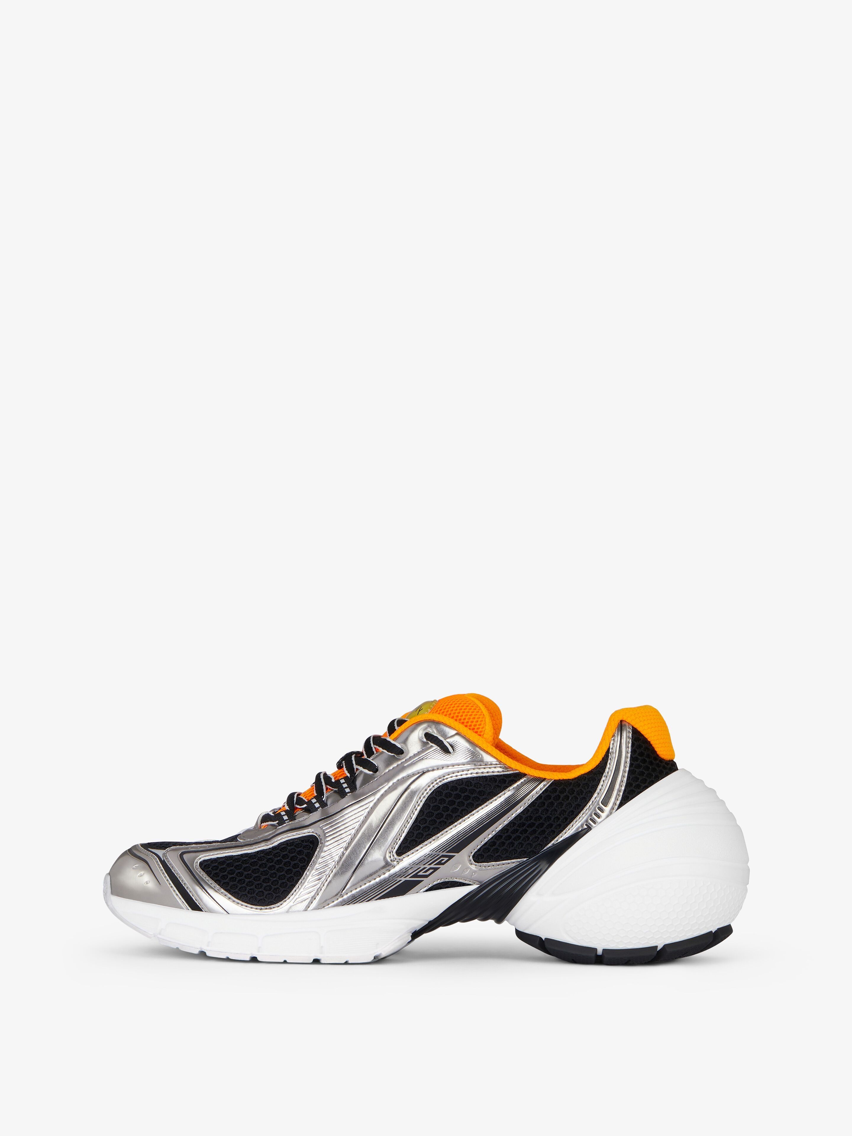 Givenchy TK-MX RUNNER Sneakers in Mesh and Synthetic Leather Black/Silver Size US 7 / EU 40 - 3 Thumbnail