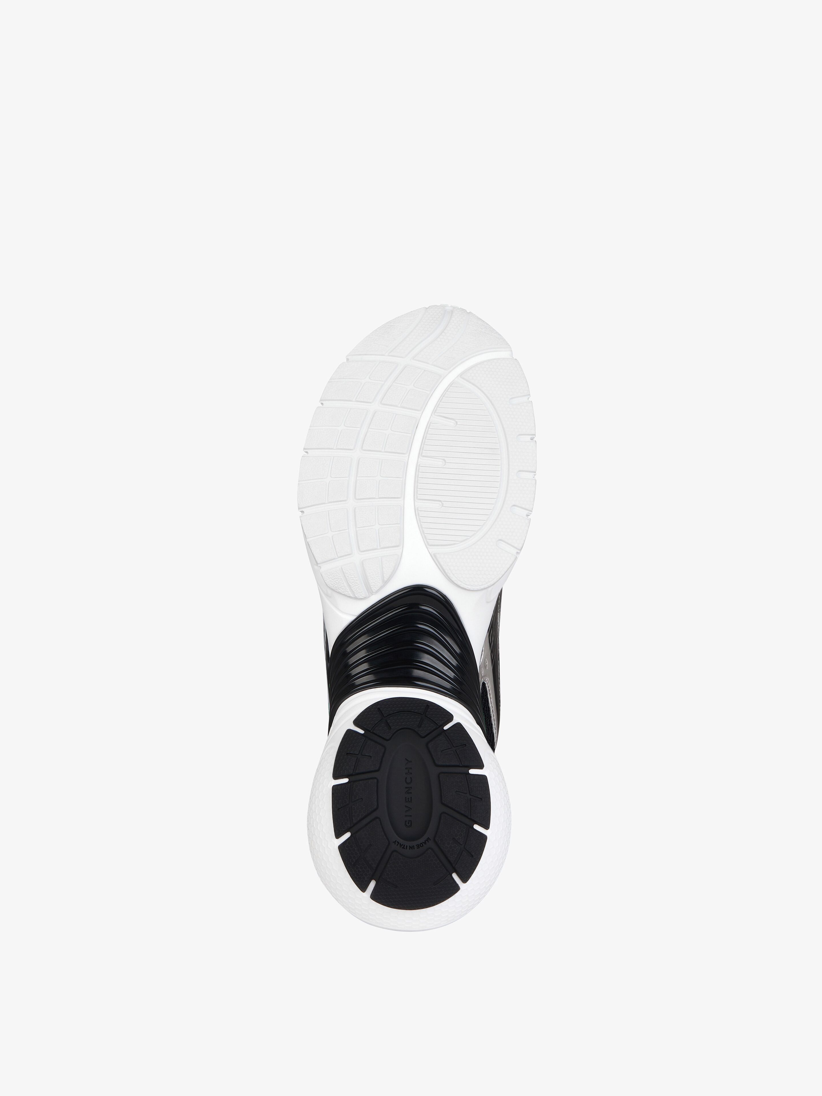 Givenchy TK-MX RUNNER Sneakers in Mesh and Synthetic Leather Black/Silver Size US 12 / EU 45 - 5 Thumbnail