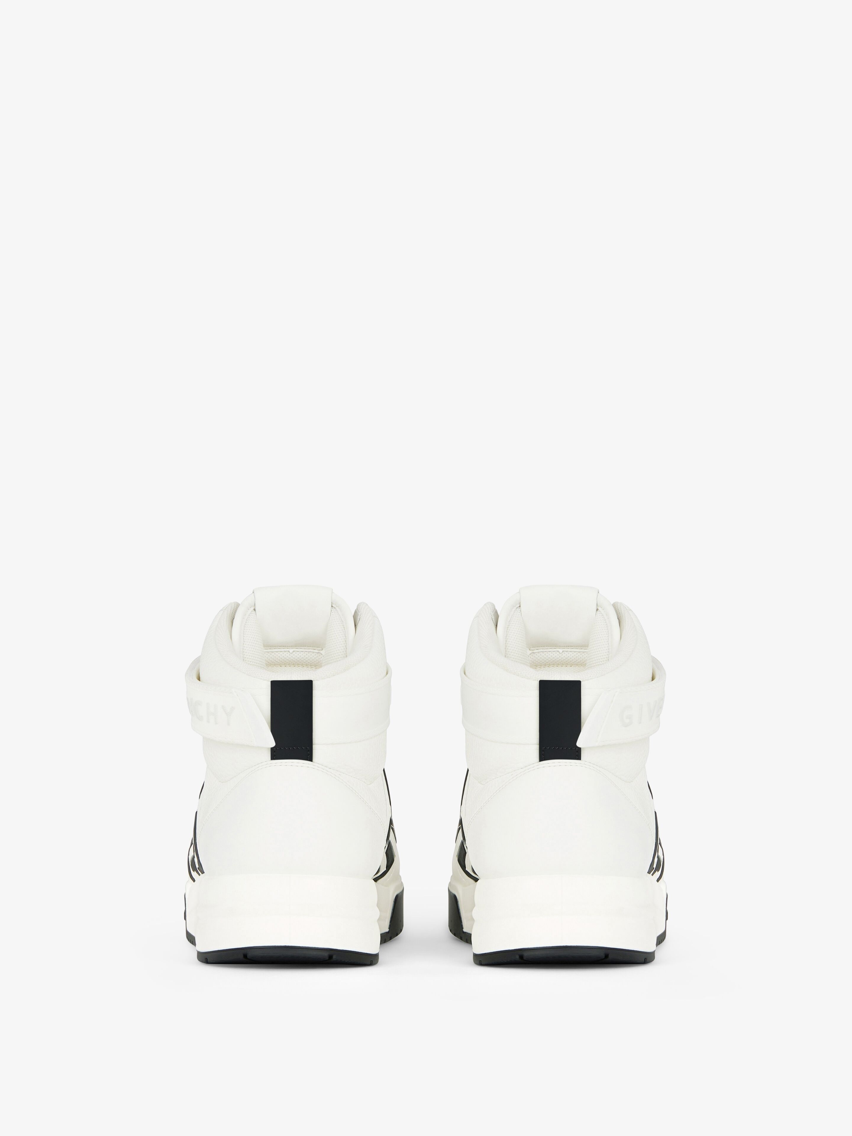 Givenchy G4 High Top Sneakers in Leather White Size US 6 / EU 39 - 6 Thumbnail