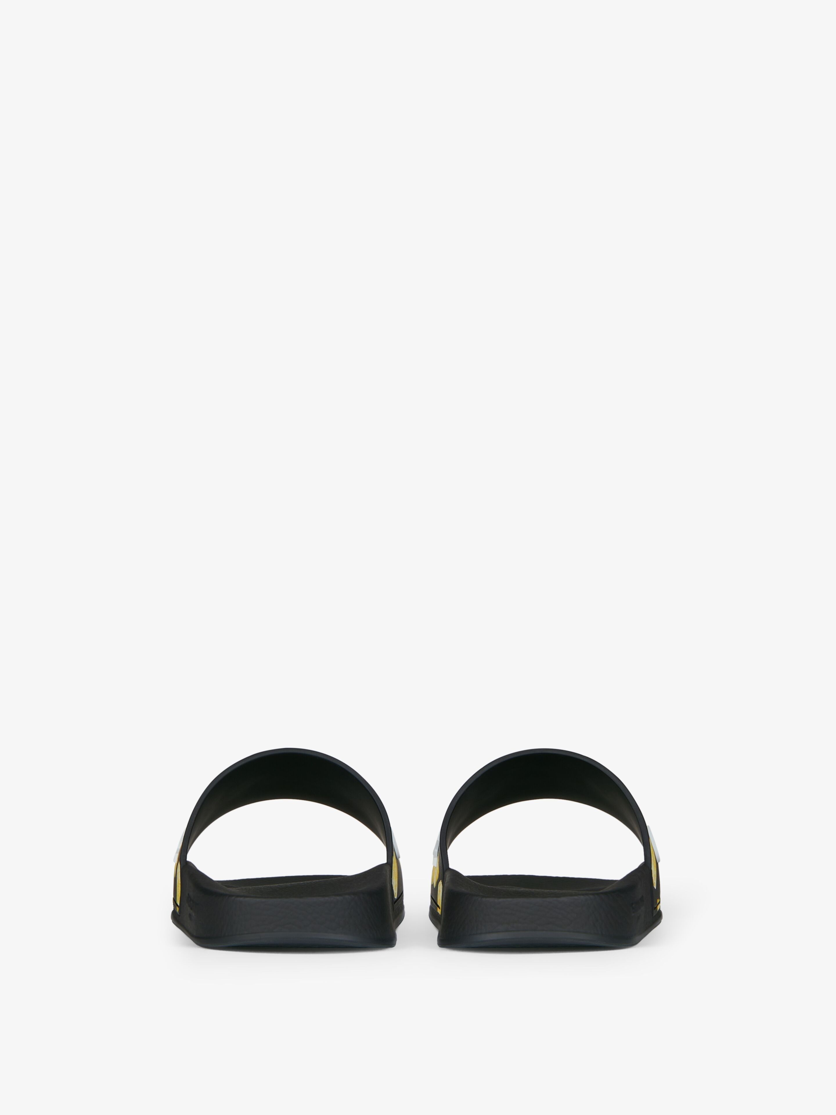 Givenchy Slide Flat Sandals in Rubber with Lemons Print Size US 13 / EU 46 - 5 Thumbnail