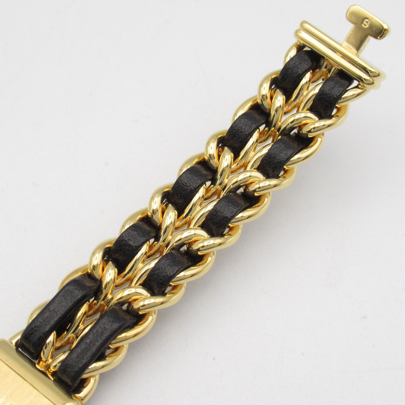 Chanel Chanel Premier S Women Watch Quartz Gp (Gold Plated) Leather Black Size ONE SIZE - 14 Thumbnail