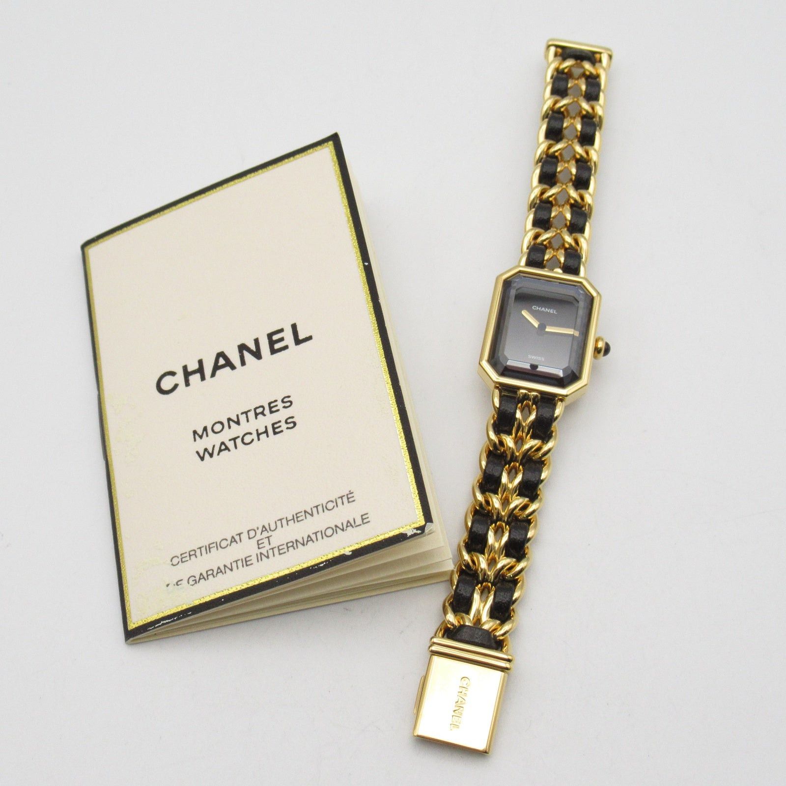 Chanel Chanel Premier S Women Watch Quartz Gp (Gold Plated) Leather Black Size ONE SIZE - 9 Thumbnail