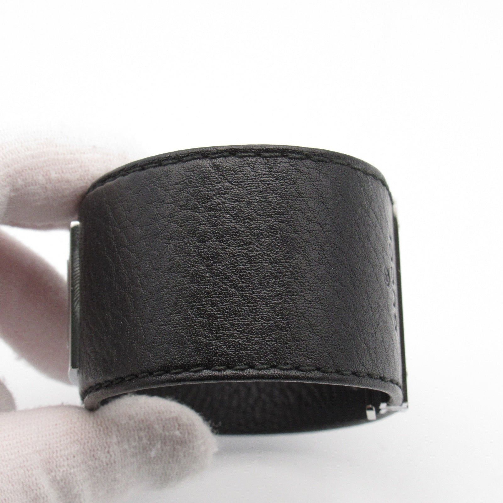 Gucci Gucci Bangle Watch Women Quartz Stainless Steel Leather Belt Black Size ONE SIZE - 8 Thumbnail