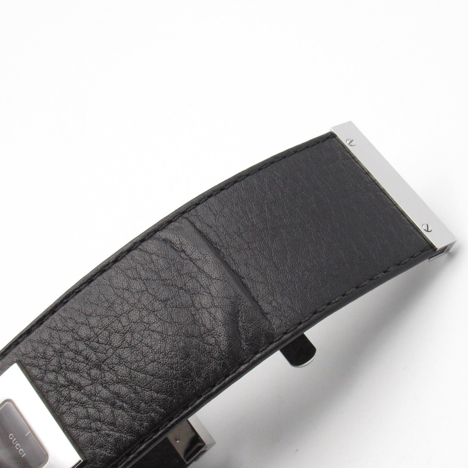 Gucci Gucci Bangle Watch Women Quartz Stainless Steel Leather Belt Black Size ONE SIZE - 15 Thumbnail
