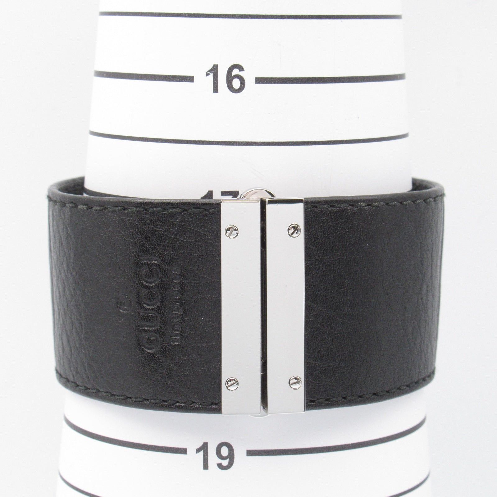 Gucci Gucci Bangle Watch Women Quartz Stainless Steel Leather Belt Black Size ONE SIZE - 9 Thumbnail