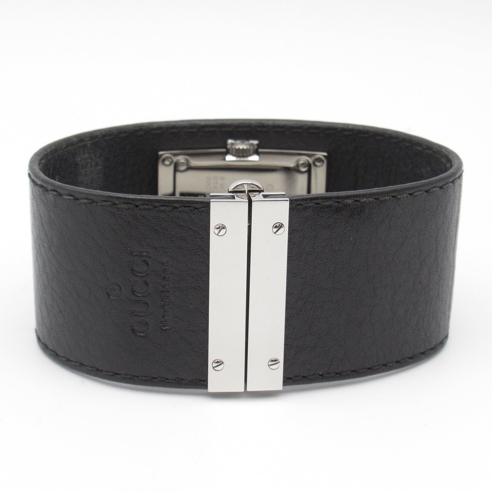 Gucci Gucci Bangle Watch Women Quartz Stainless Steel Leather Belt Black Size ONE SIZE - 4 Thumbnail