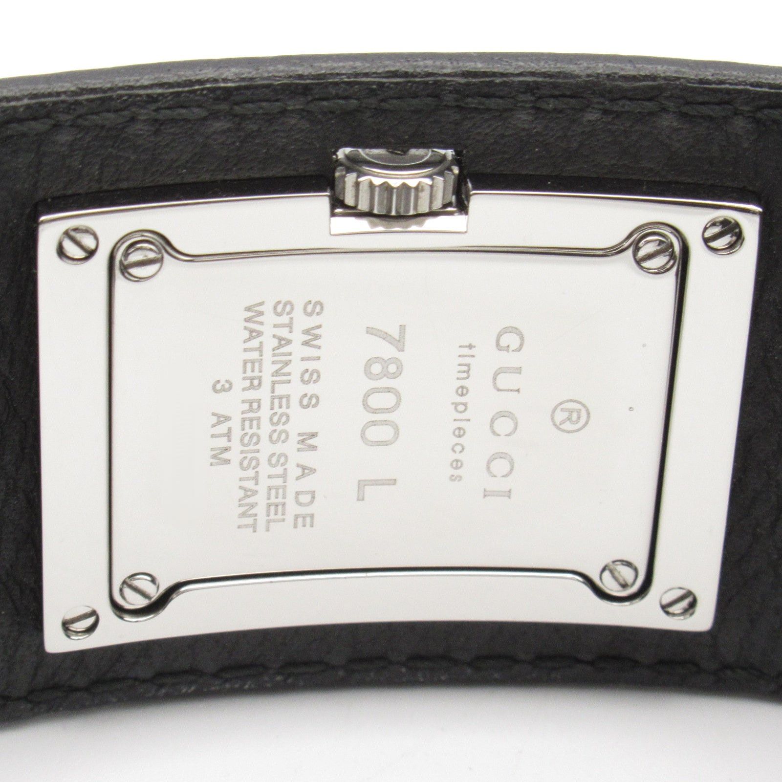 Gucci Gucci Bangle Watch Women Quartz Stainless Steel Leather Belt Black Size ONE SIZE - 6 Thumbnail