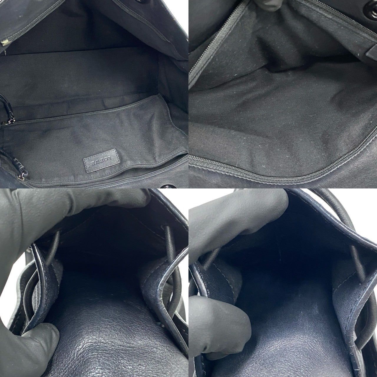 Loewe Loewe Tote Bag Black Leather Size ONE SIZE - 8 Thumbnail