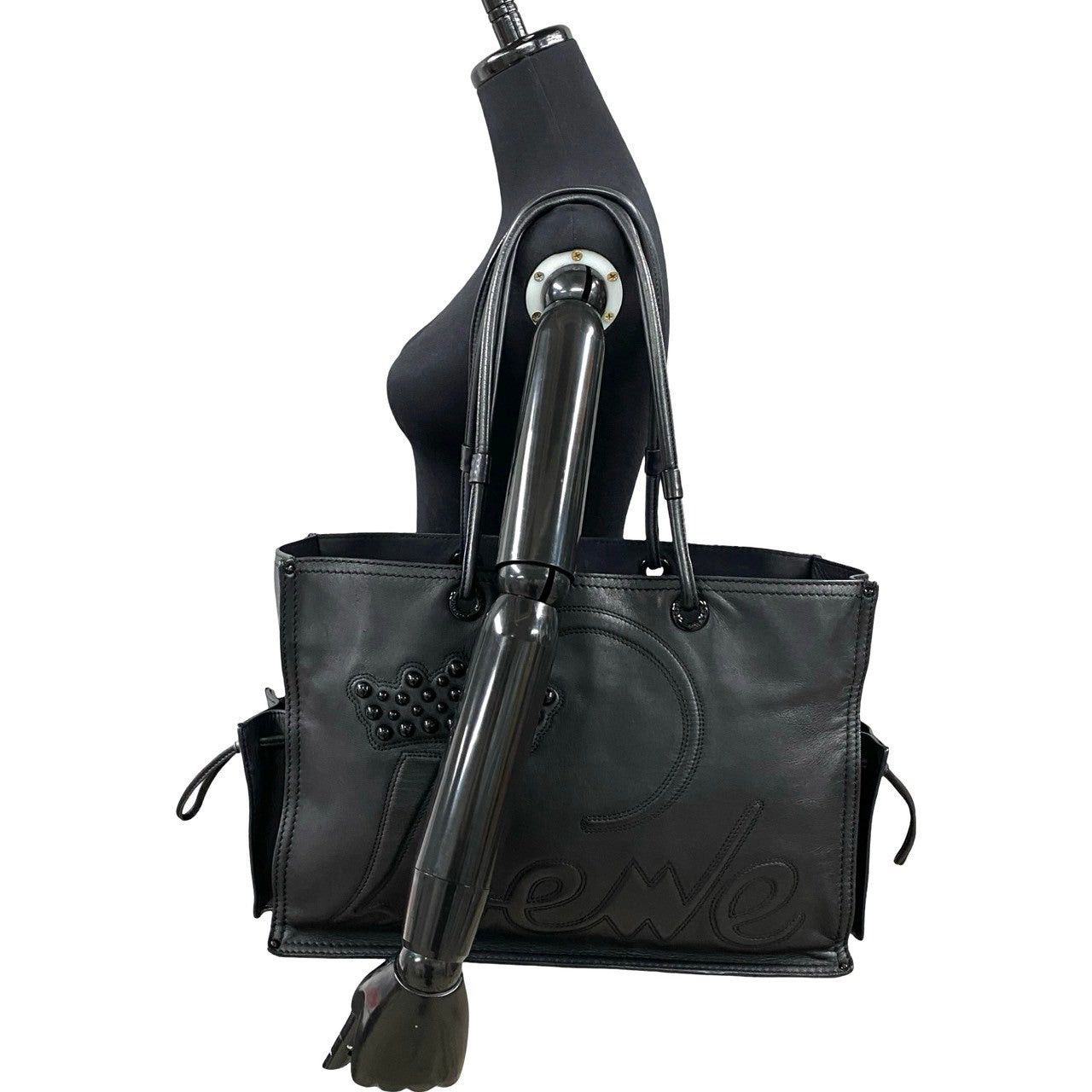 Loewe Loewe Tote Bag Black Leather Size ONE SIZE - 2 Thumbnail