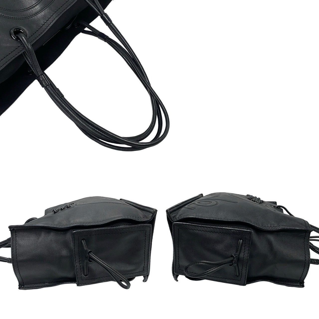 Loewe Loewe Tote Bag Black Leather Size ONE SIZE - 5 Thumbnail