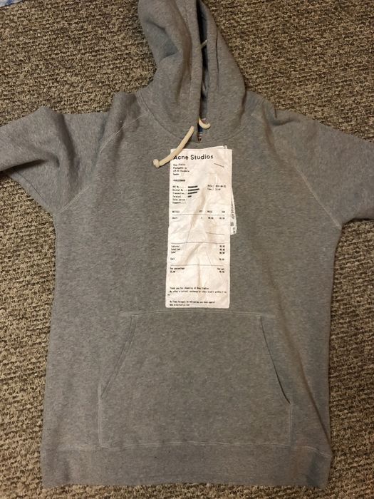 Acne studios best sale receipt hoodie