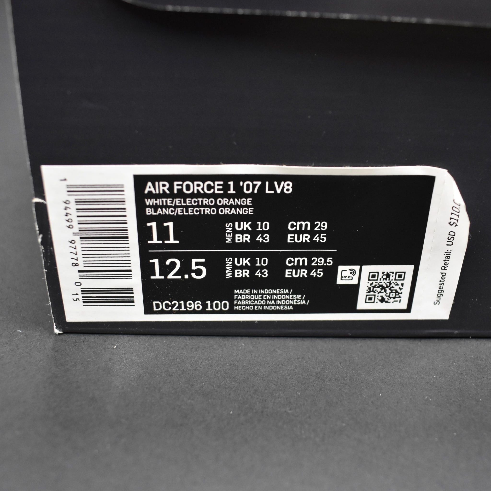 Nike Nike Air Force 1 07 LV8 Kindness Day Sneakers 2020 Size US 11 / EU 44 - 16 Thumbnail