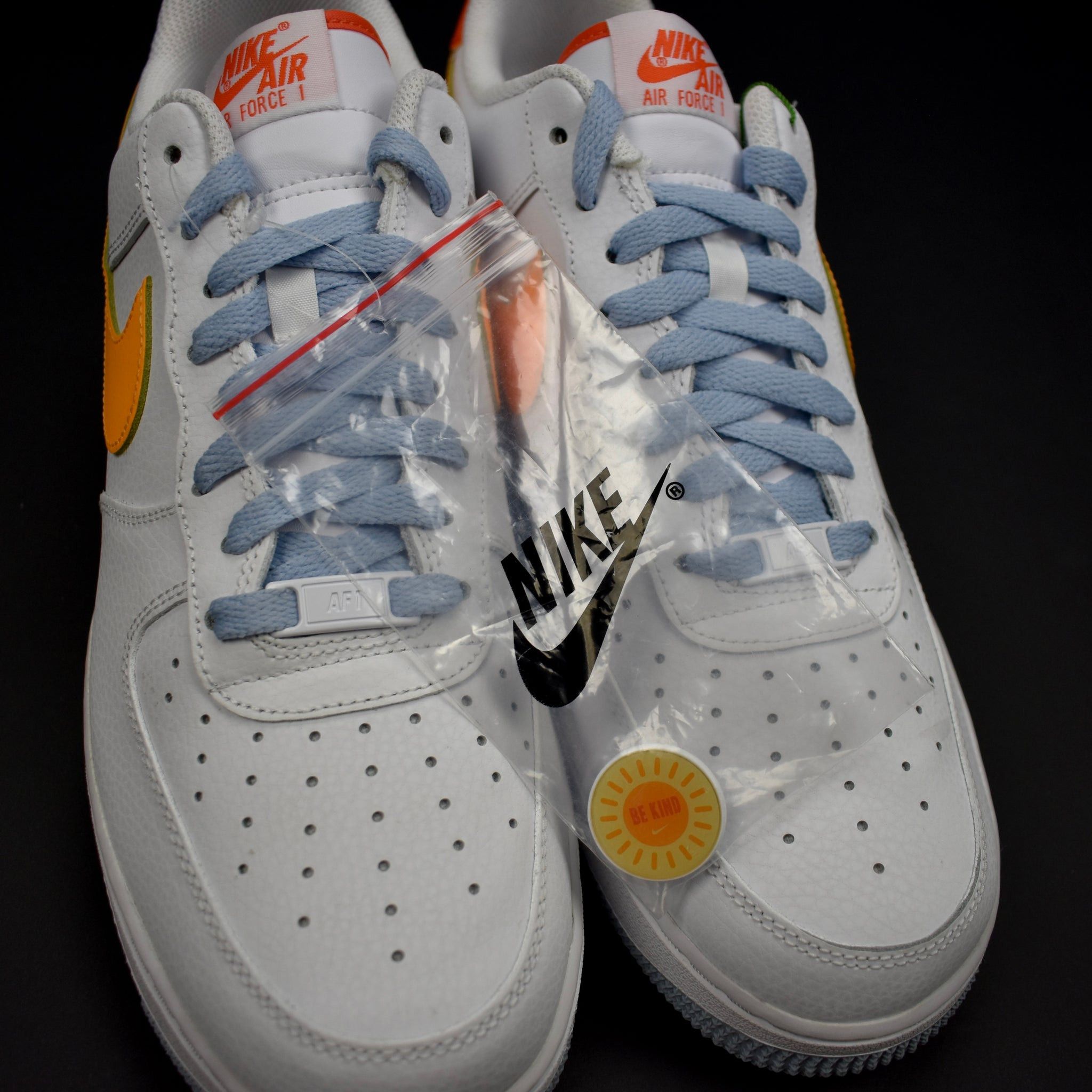 Nike Nike Air Force 1 07 LV8 Kindness Day Sneakers 2020 Size US 11 / EU 44 - 8 Thumbnail