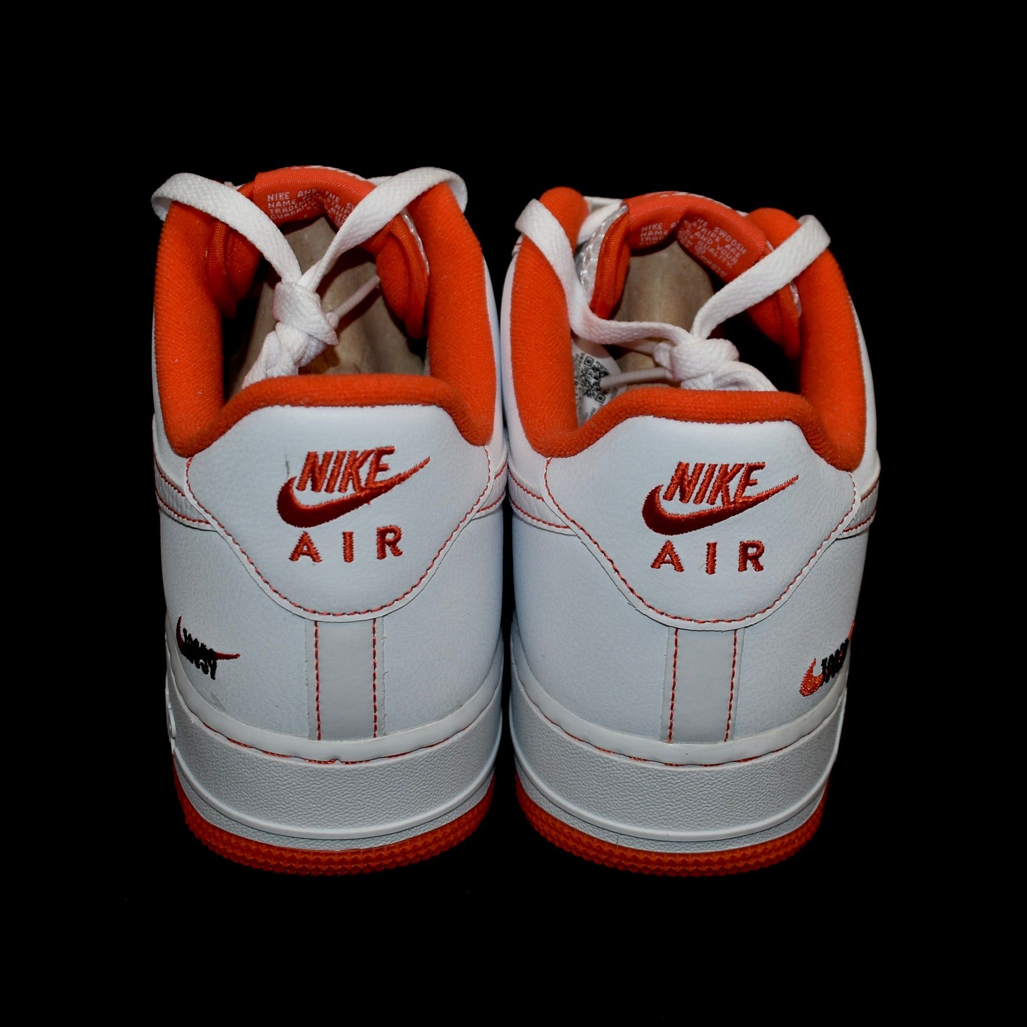 Nike Nike Air Force 1 LV8 EMB Rucker Park White Orange Kobe Size US 10 / EU 43 - 7 Thumbnail