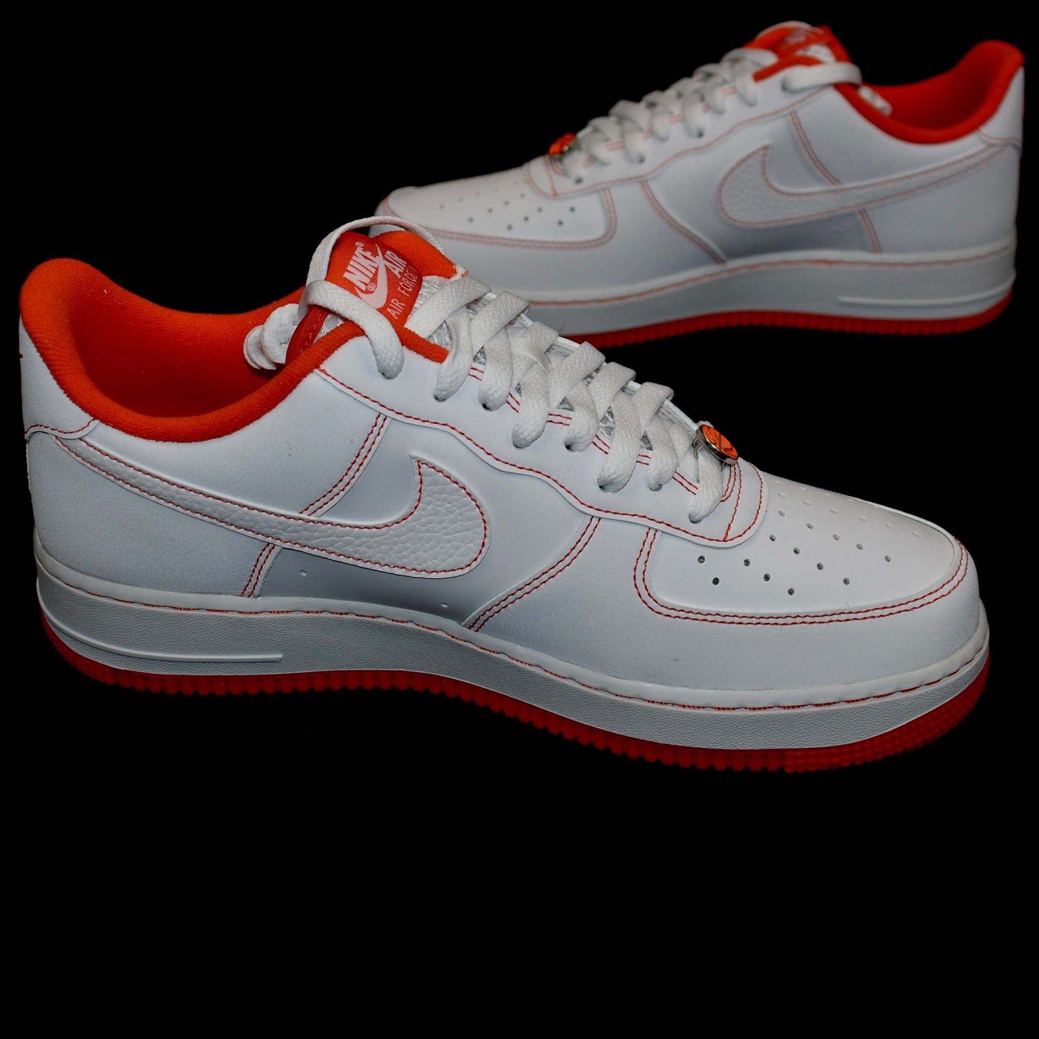 Nike Nike Air Force 1 LV8 EMB Rucker Park White Orange Kobe Size US 10 / EU 43 - 5 Thumbnail