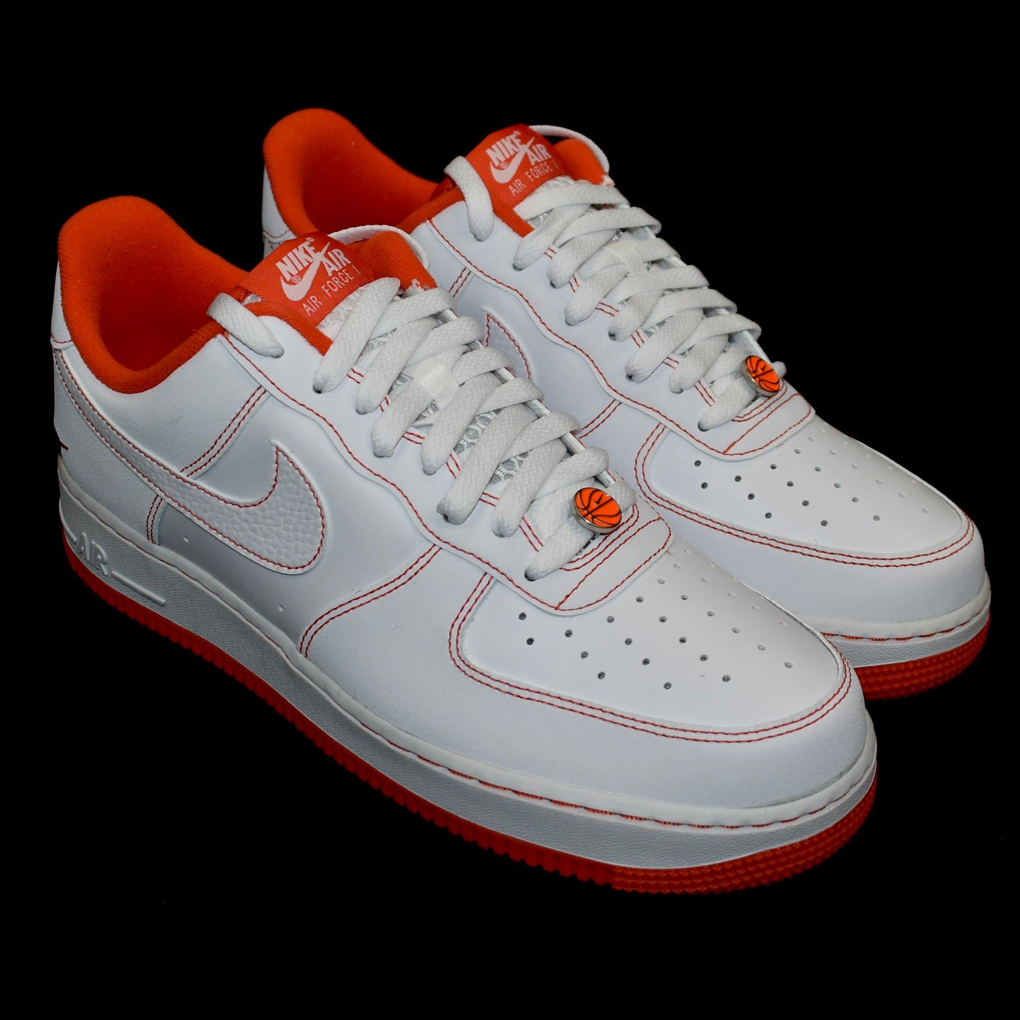 Nike Nike Air Force 1 LV8 EMB Rucker Park White Orange Kobe Size US 10 / EU 43 - 3 Thumbnail