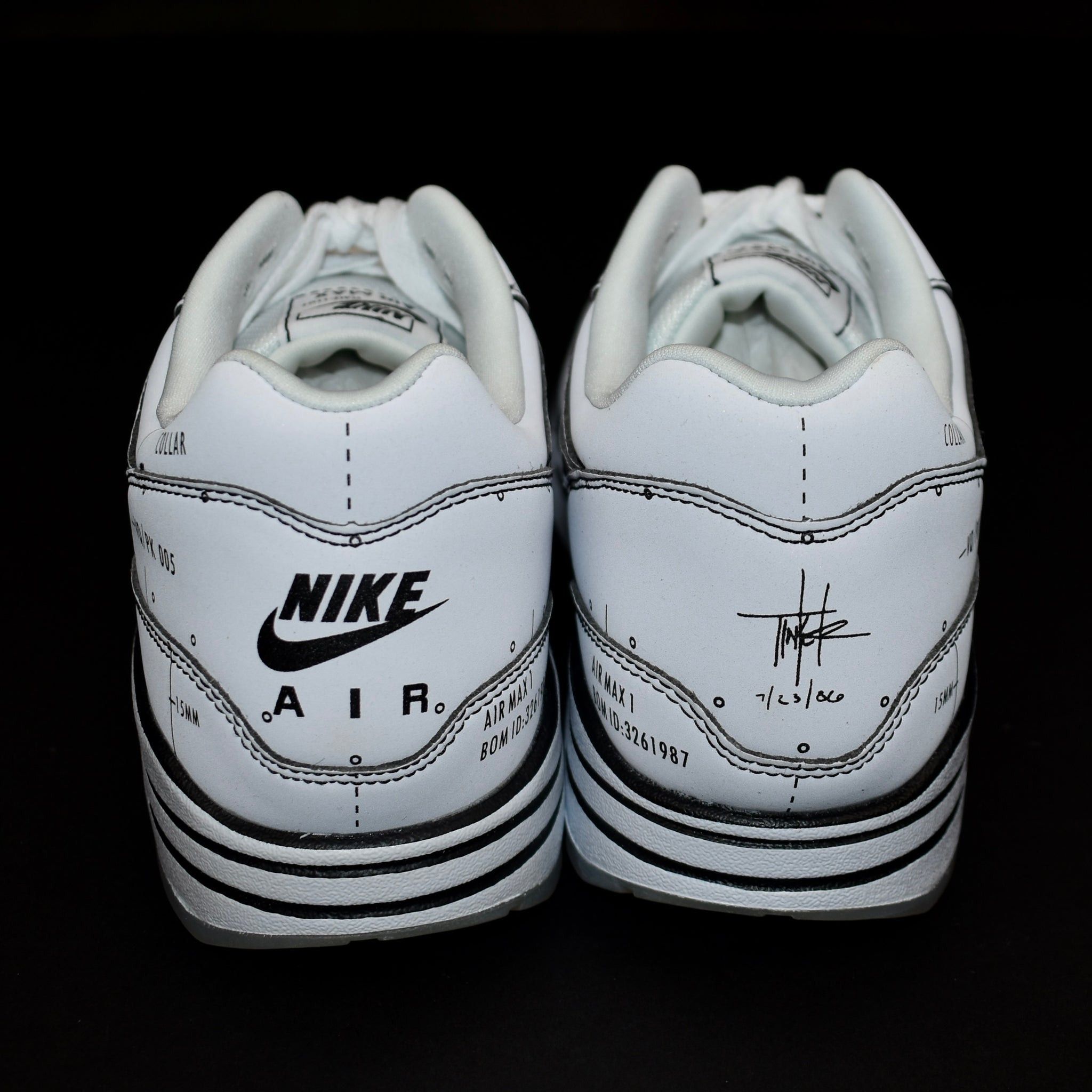 Nike Nike Air Max 1 Sketch to Shelf Tinker Schematic White Size US 10 / EU 43 - 6 Thumbnail