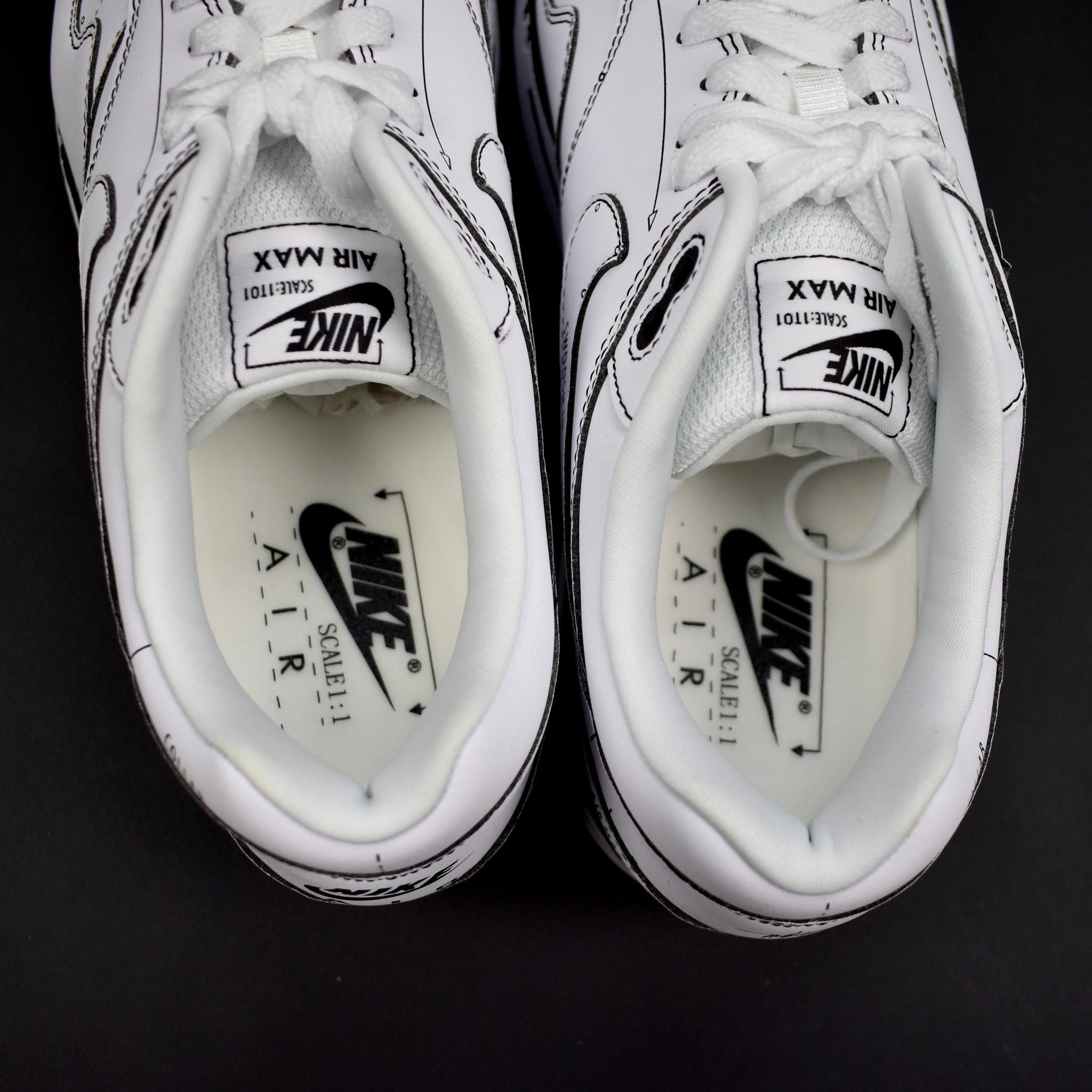 Nike Nike Air Max 1 Sketch to Shelf Tinker Schematic White Size US 10 / EU 43 - 12 Thumbnail