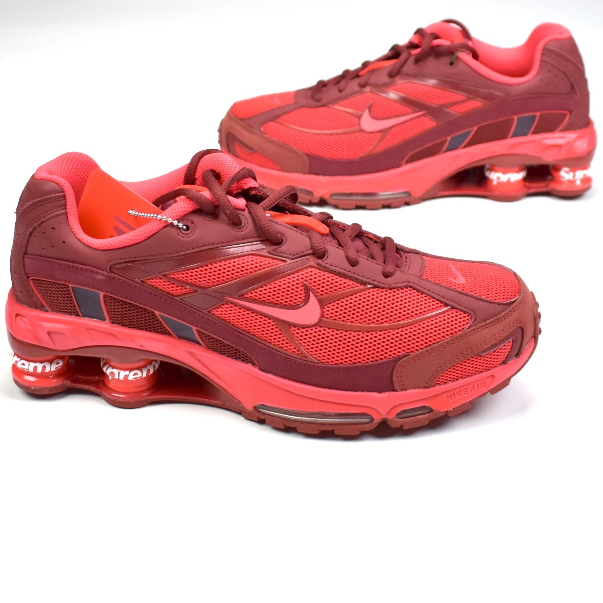 Nike × Supreme Supreme Nike Shox Ride 2 SP Red Sneakers SS22 Size US 10 / EU 43 - 4 Thumbnail