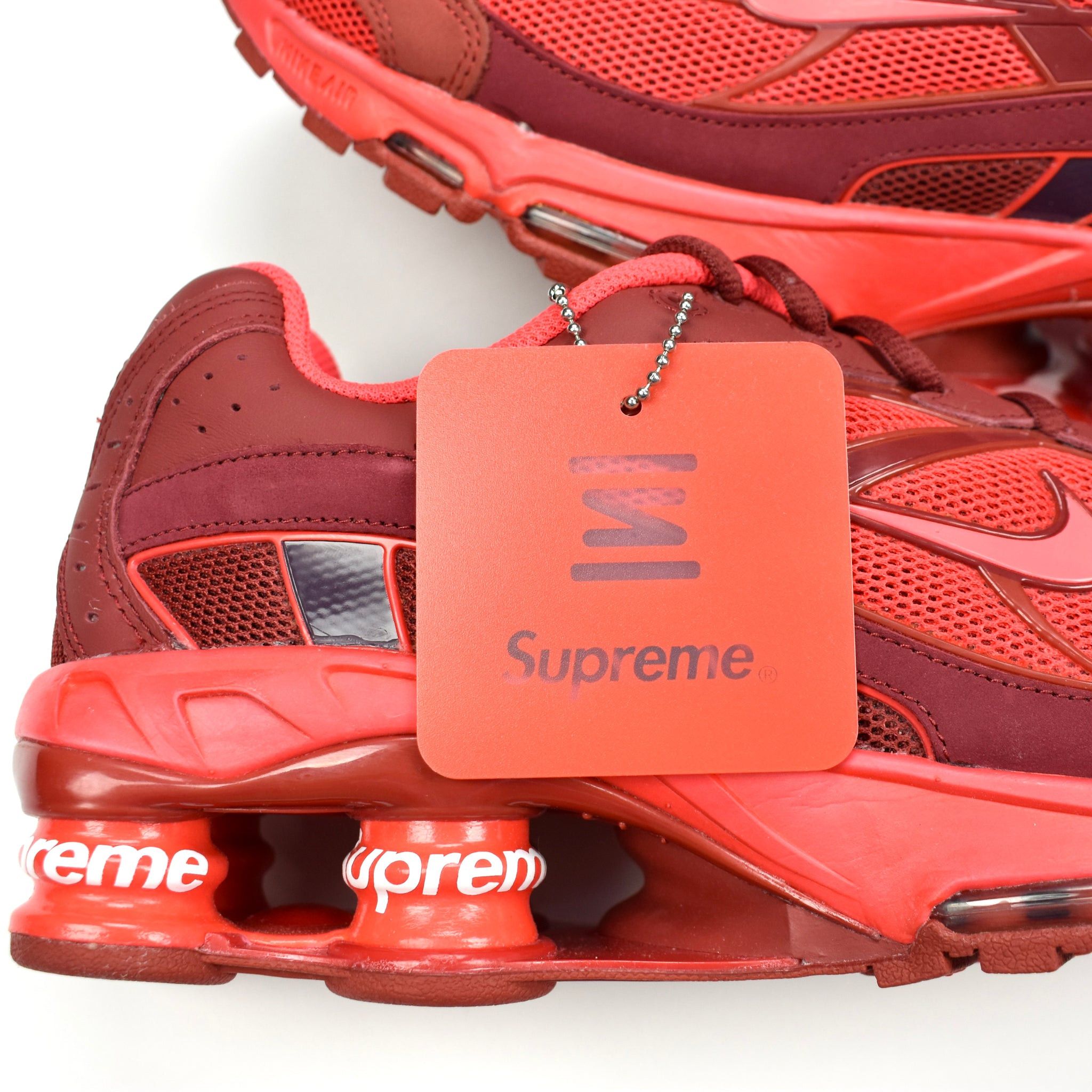 Nike × Supreme Supreme Nike Shox Ride 2 SP Red Sneakers SS22 Size US 10 / EU 43 - 14 Thumbnail