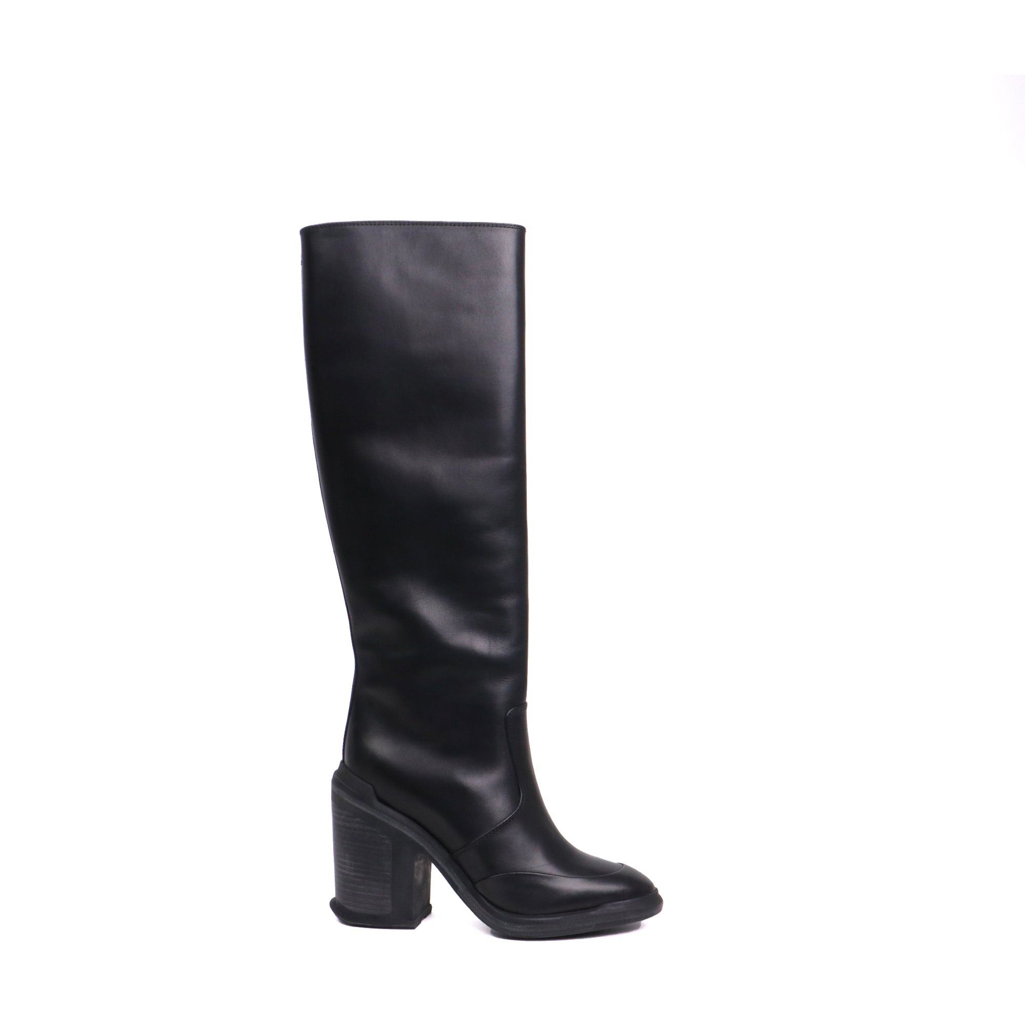Hermes HERMÈS - Hermès boots in black leather (T37) Size US 5 / IT 35 - 2 Thumbnail