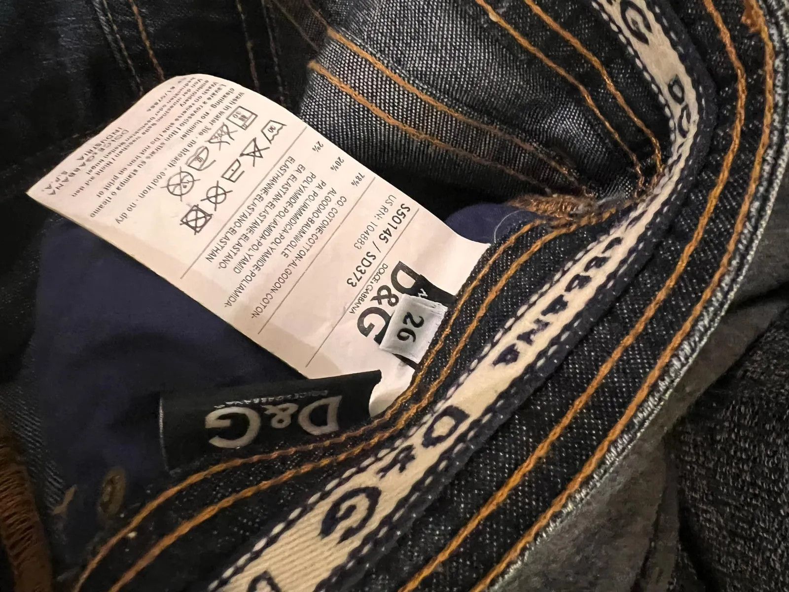 Dolce & Gabbana Dolce & Gabbana Pants Size 26" / US 2 / IT 38 - 2 Thumbnail