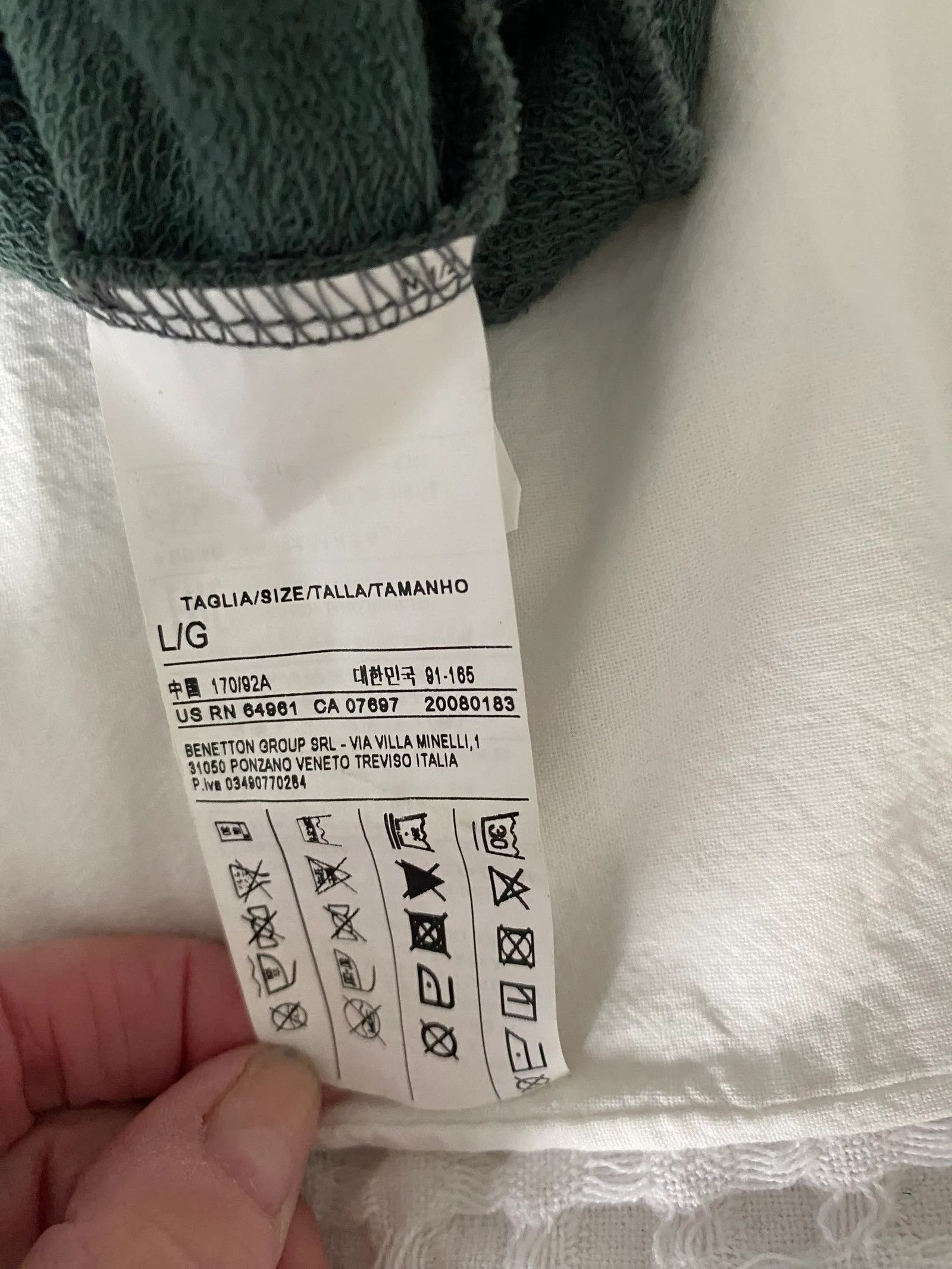 Benetton Benetton Sweatshirt Size L / US 10 / IT 46 - 2 Thumbnail